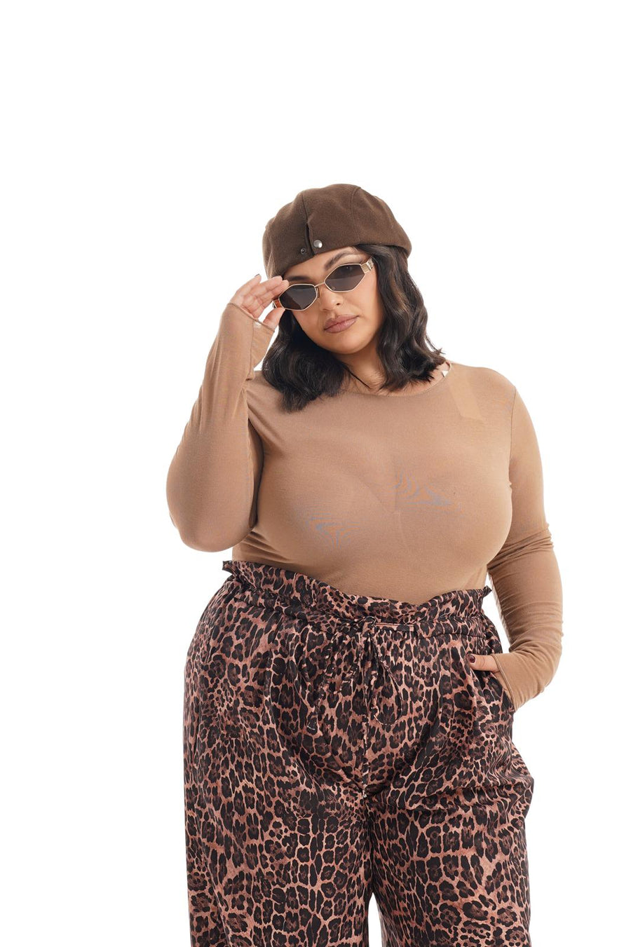 Maglia In Cashmere Cammello