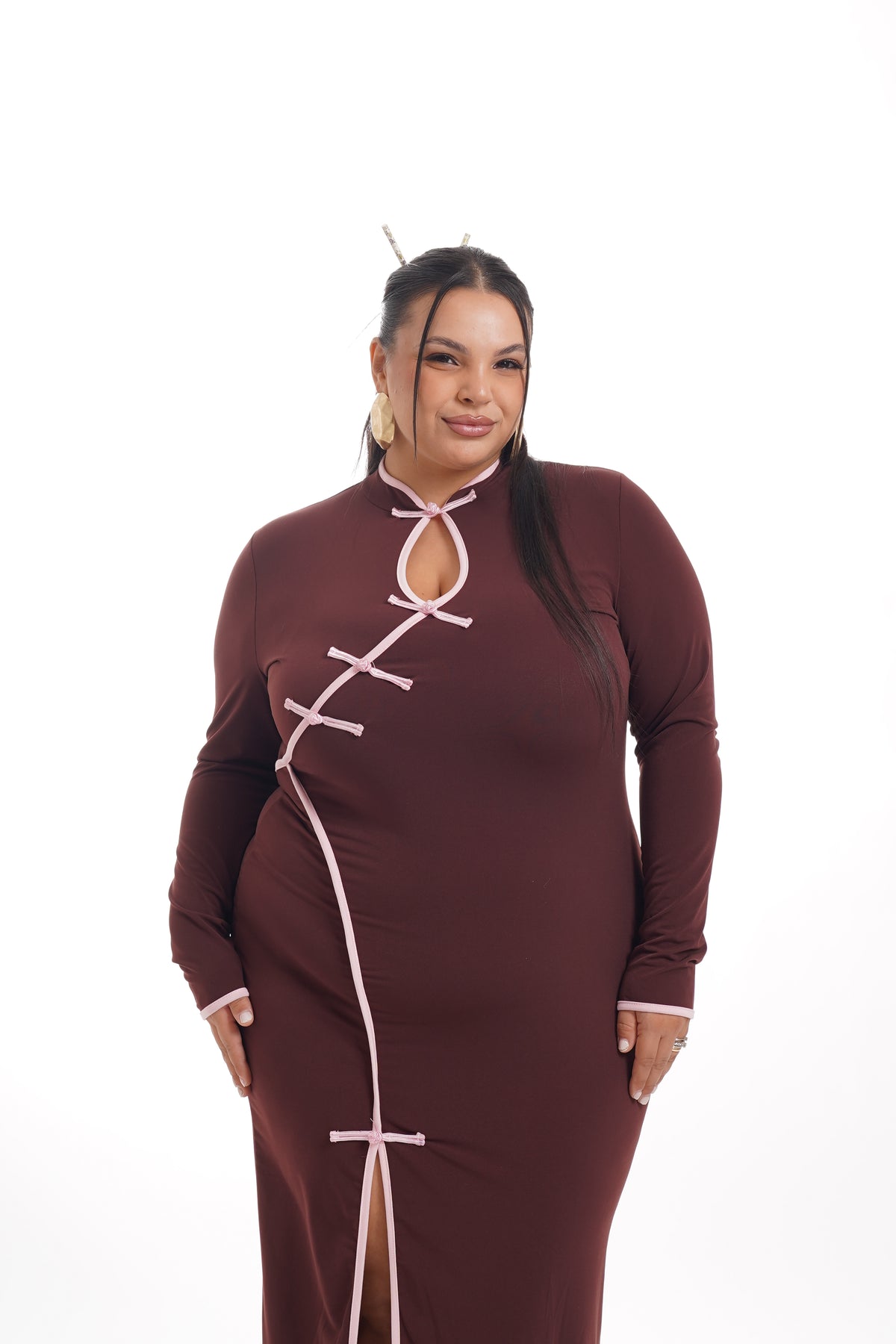 Dress Shangai Bordeaux
