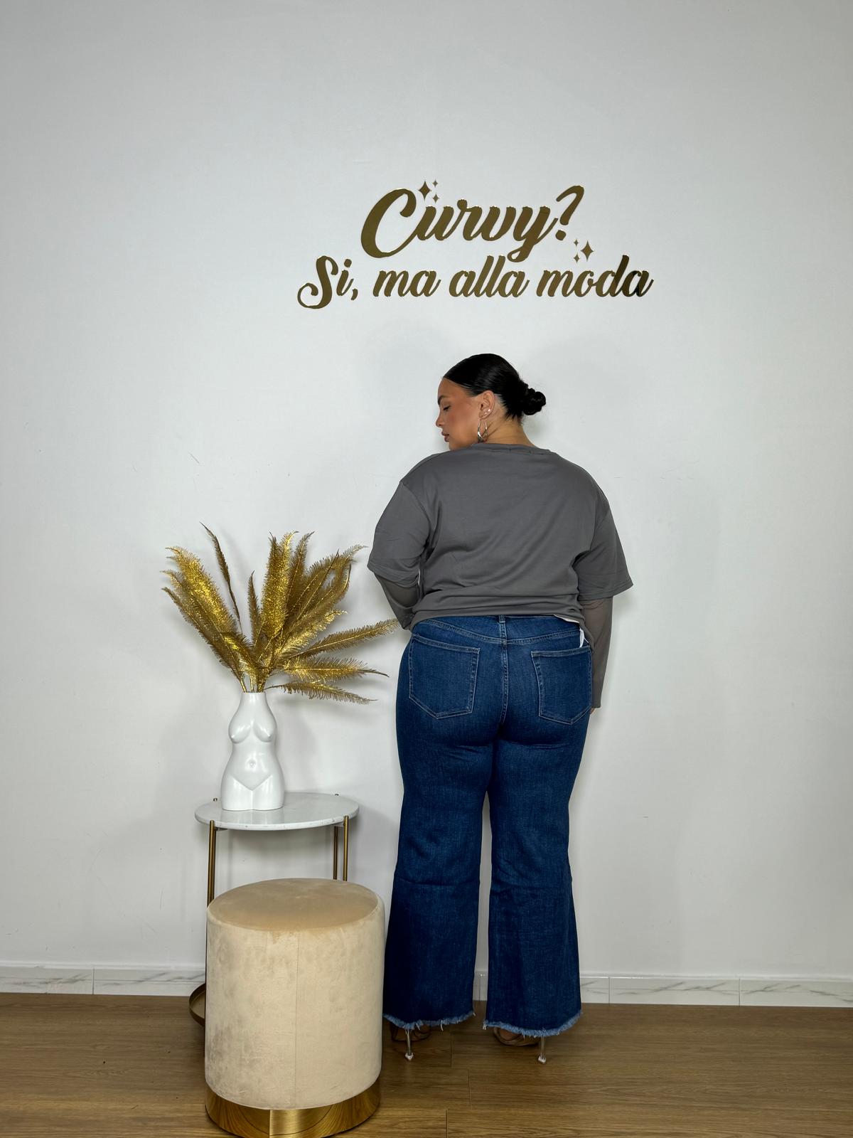 Jeans A Palazzo 1229