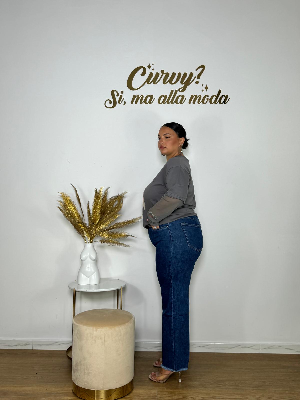 Jeans A Palazzo 1229