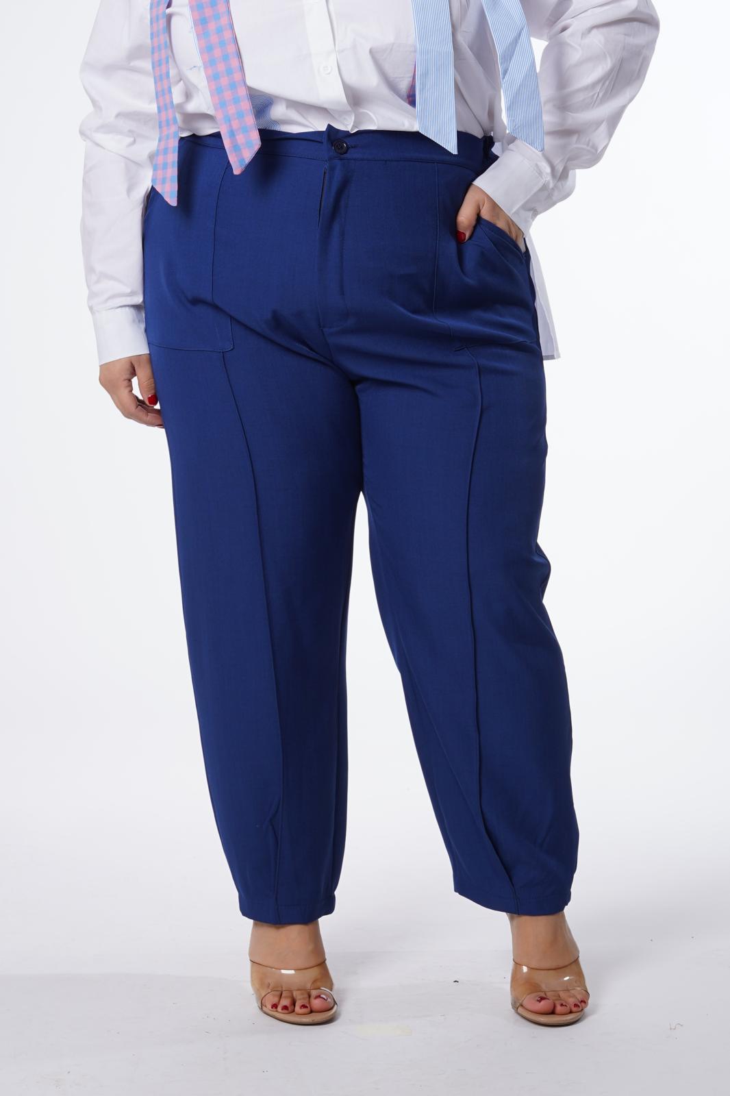 Pantalone basic blu