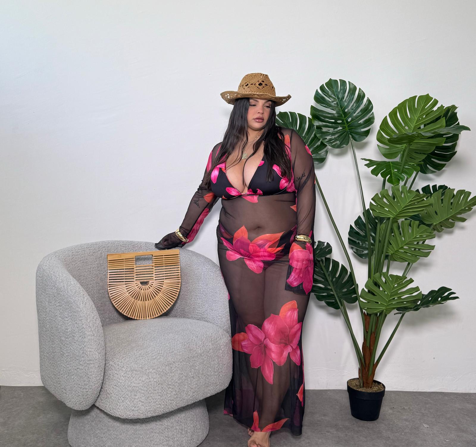 Costume+Copricostume Hawaii nero