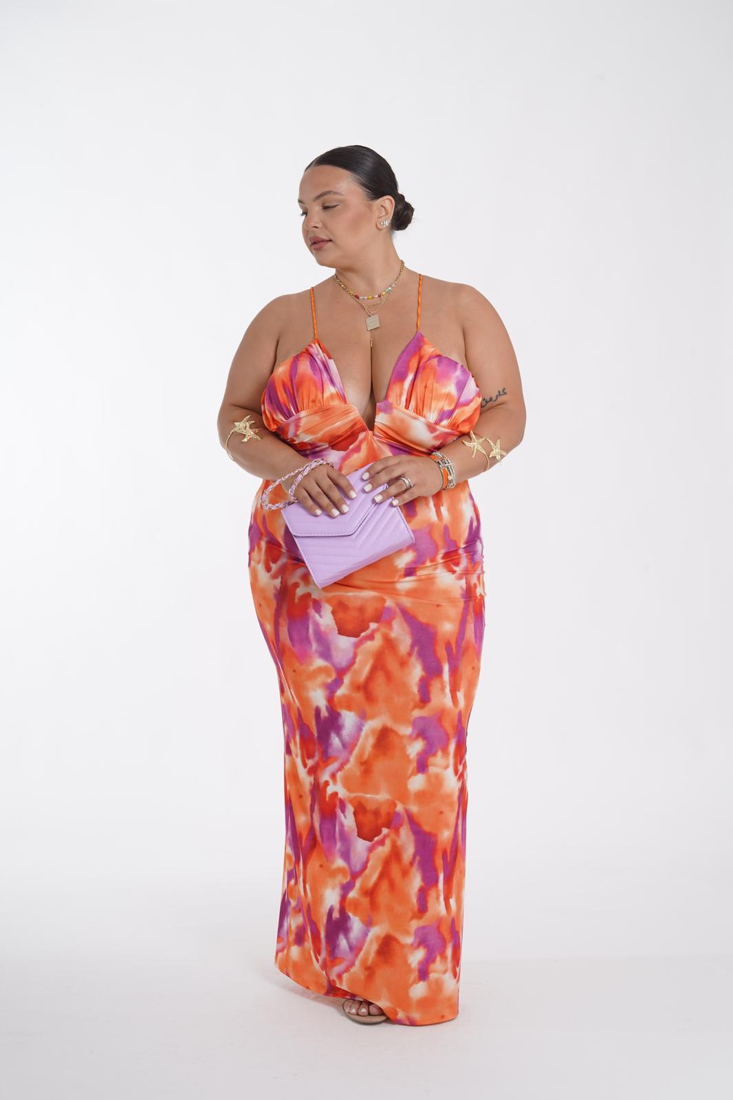 Dress Andreina arancione