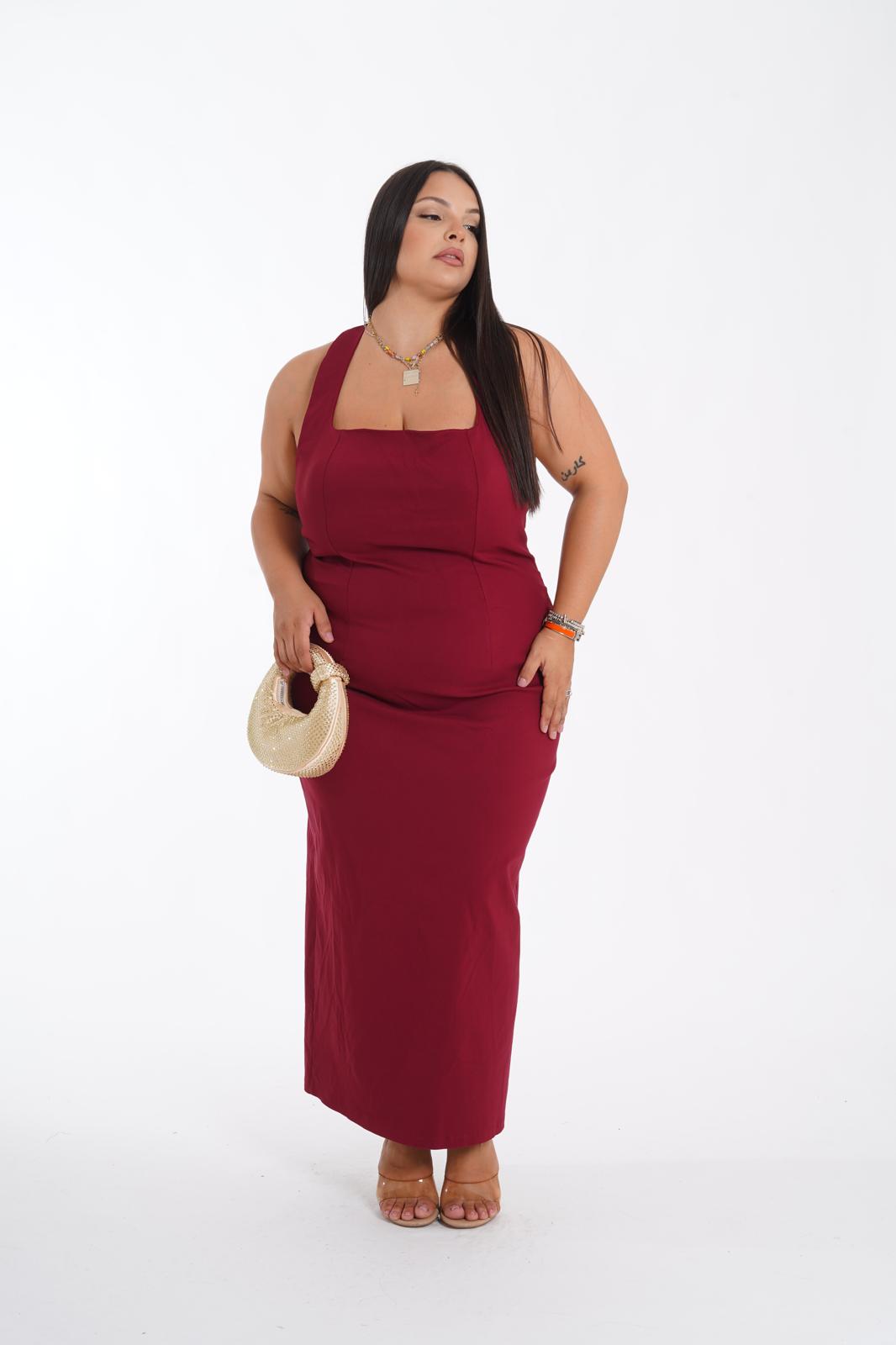 Dress Flavia bordeaux