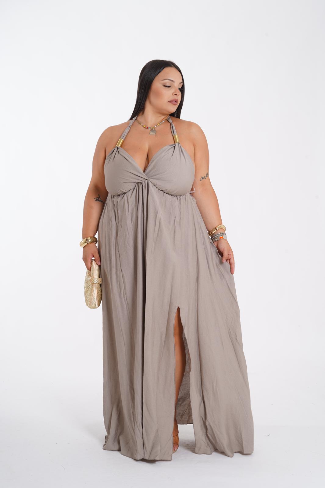 Dress Maya tortora