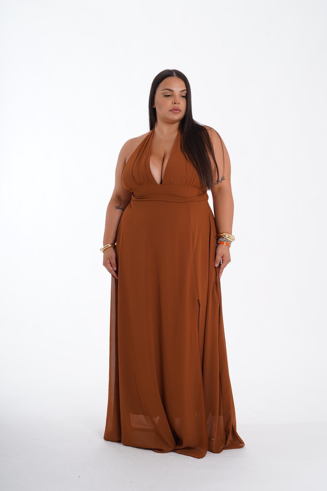Dress Victoria cammello
