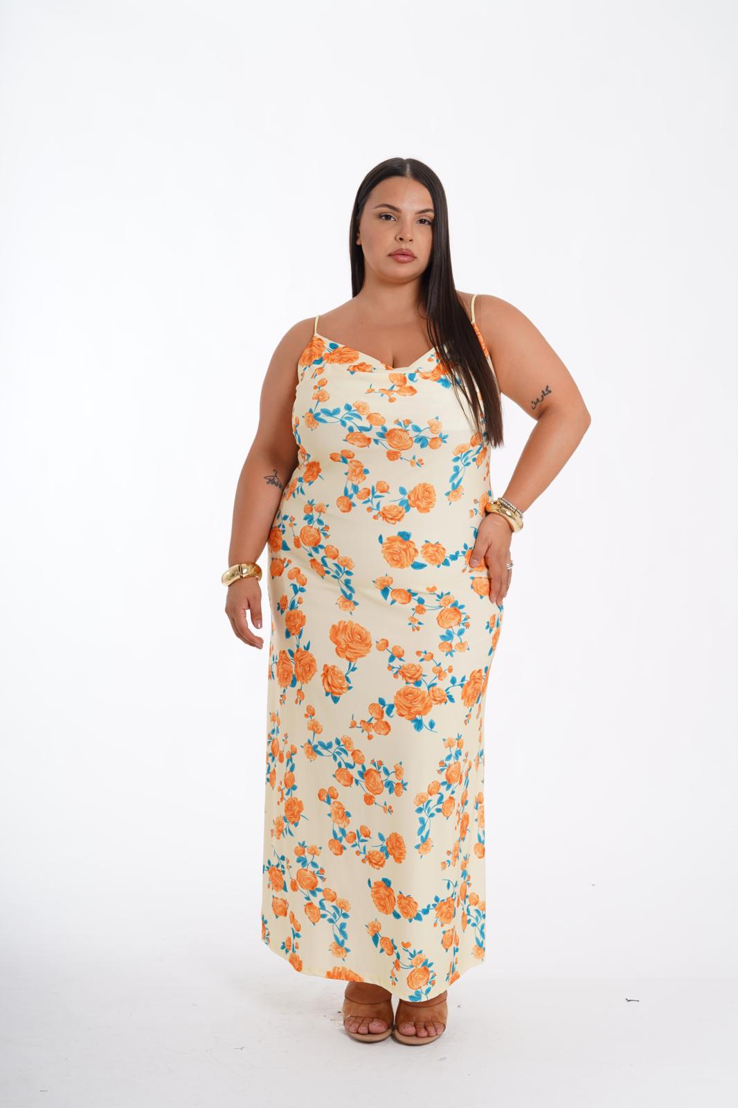 Dress Positano fantasy giallo