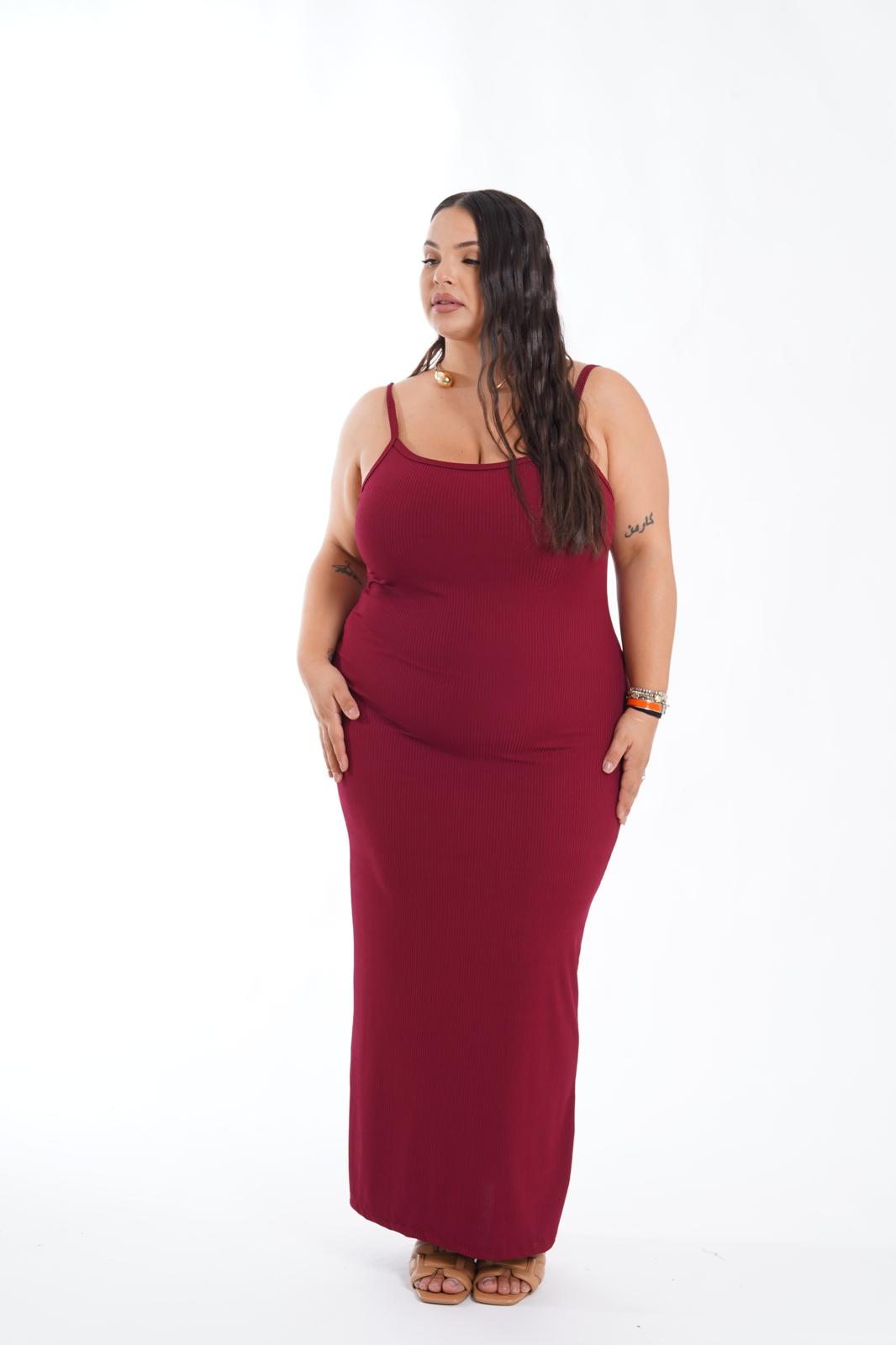 Abito Olanda basic bordeaux