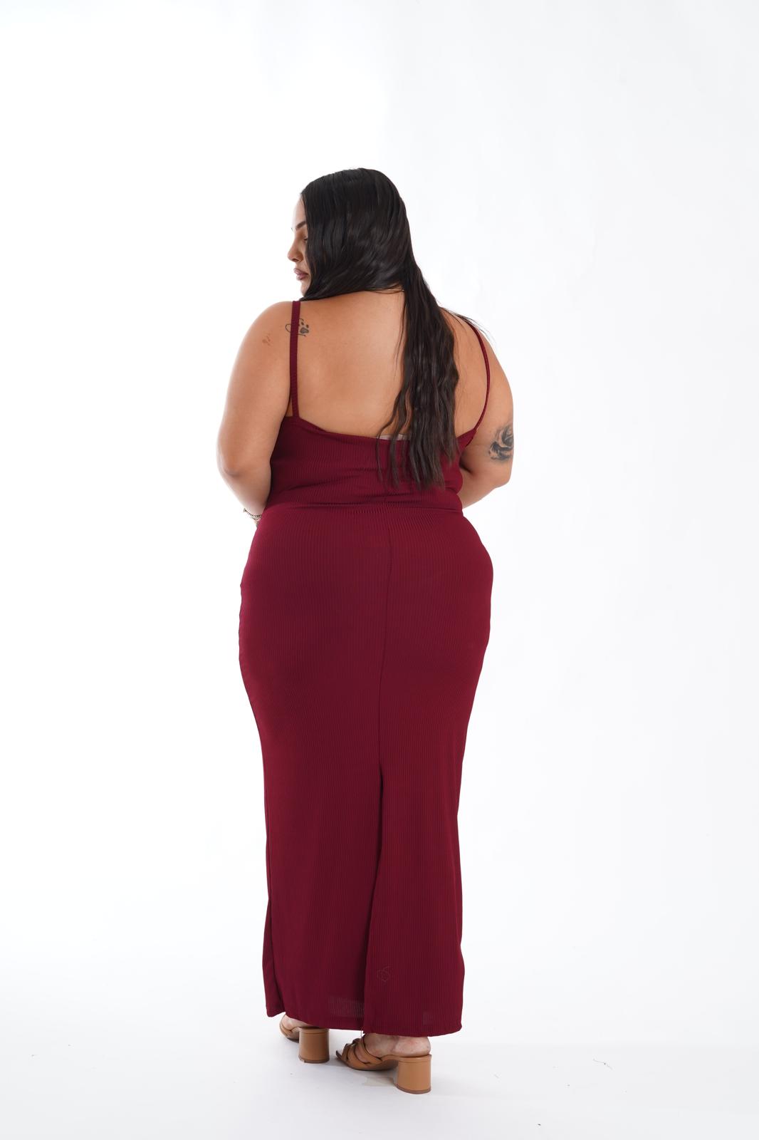Abito Olanda basic bordeaux