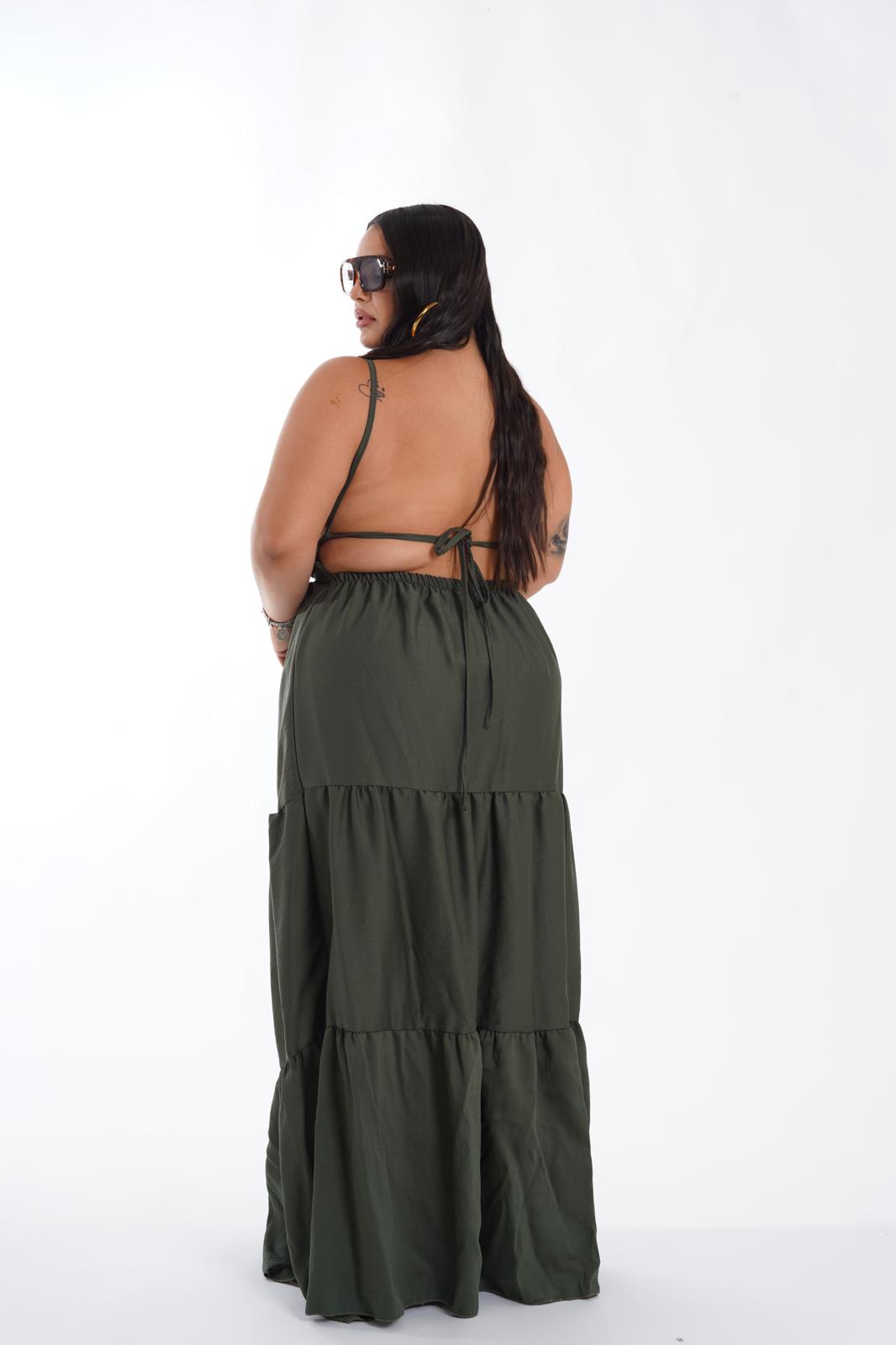 Dress Simona verde