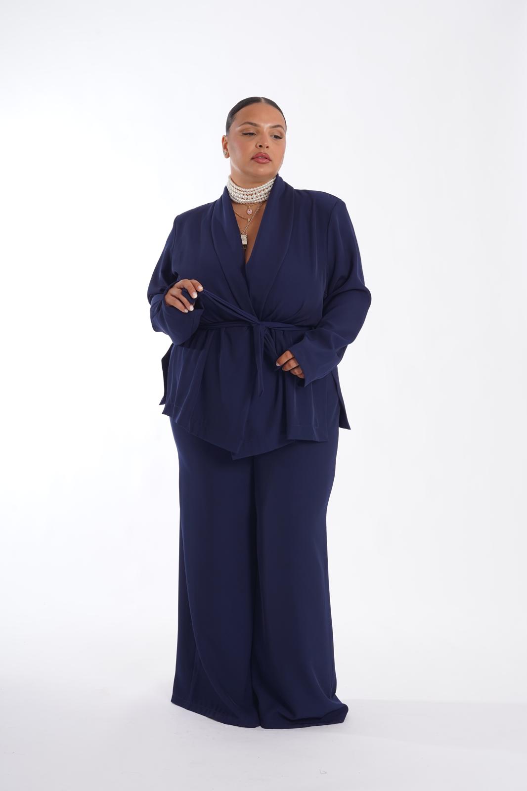 Tailleur Kimono blu