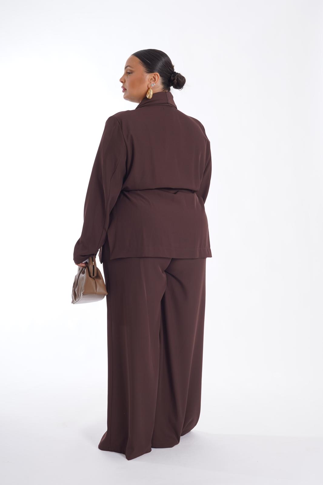 Tailleur Kimono marrone