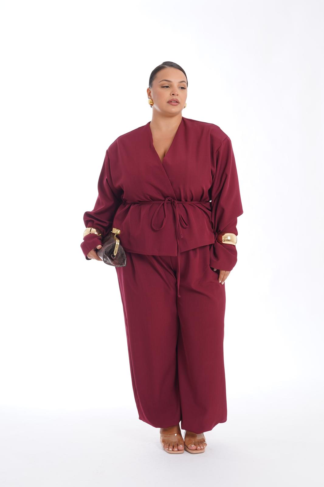 Tailleur Margot 303 bordeaux