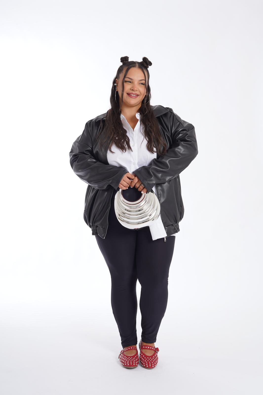 Leggings vita alta nero