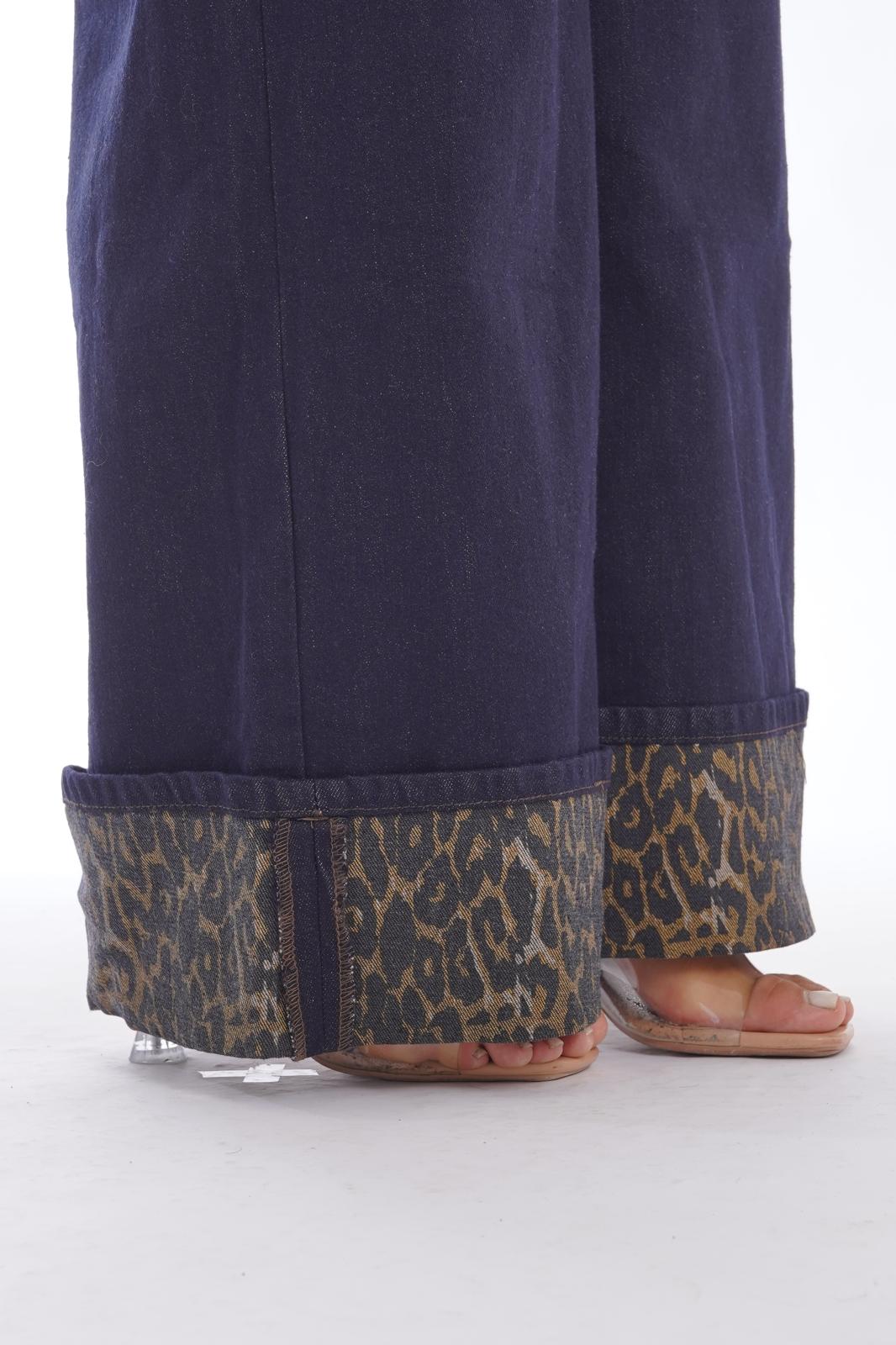 Jeans lavaggio scuro Leopard 0029