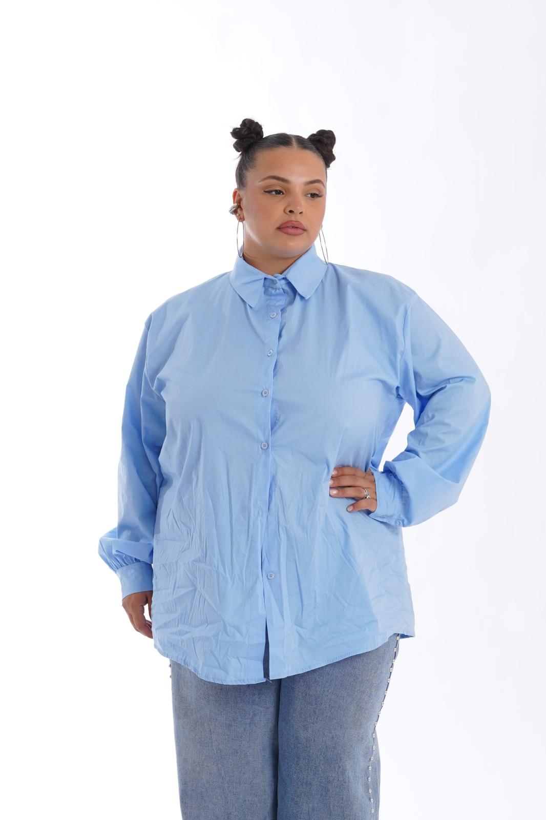 Camicia basic polvere