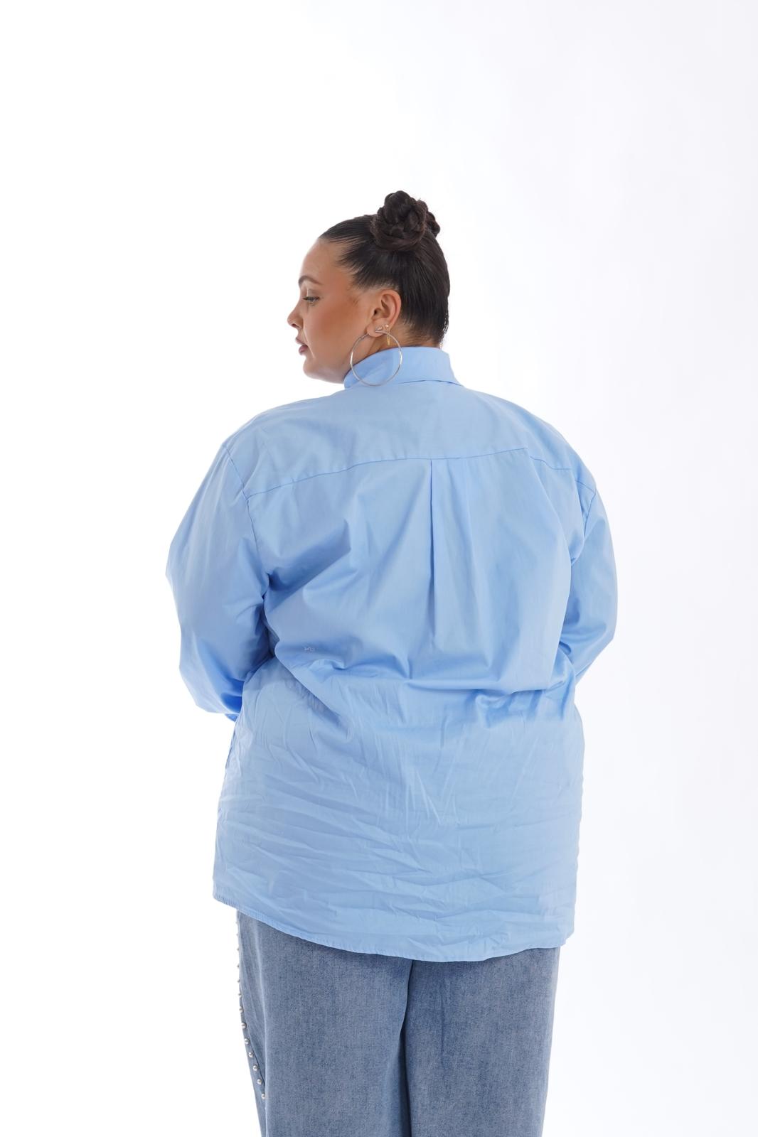 Camicia basic polvere