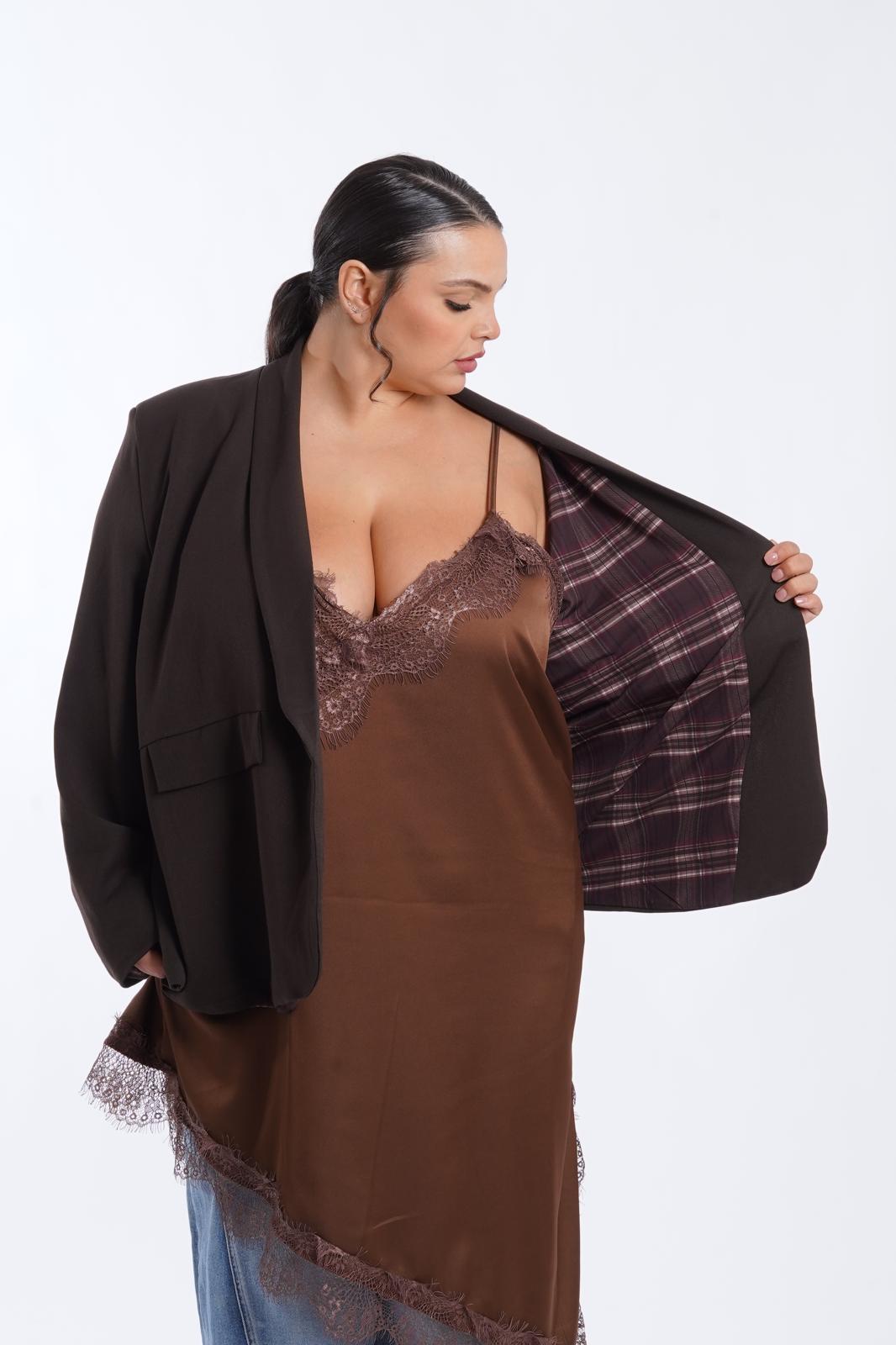 Giacca Scotland marrone