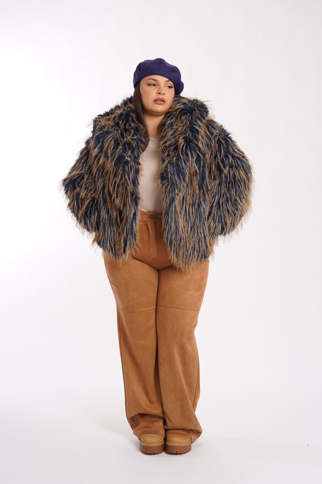 Pelliccia Sankt Moritz blu