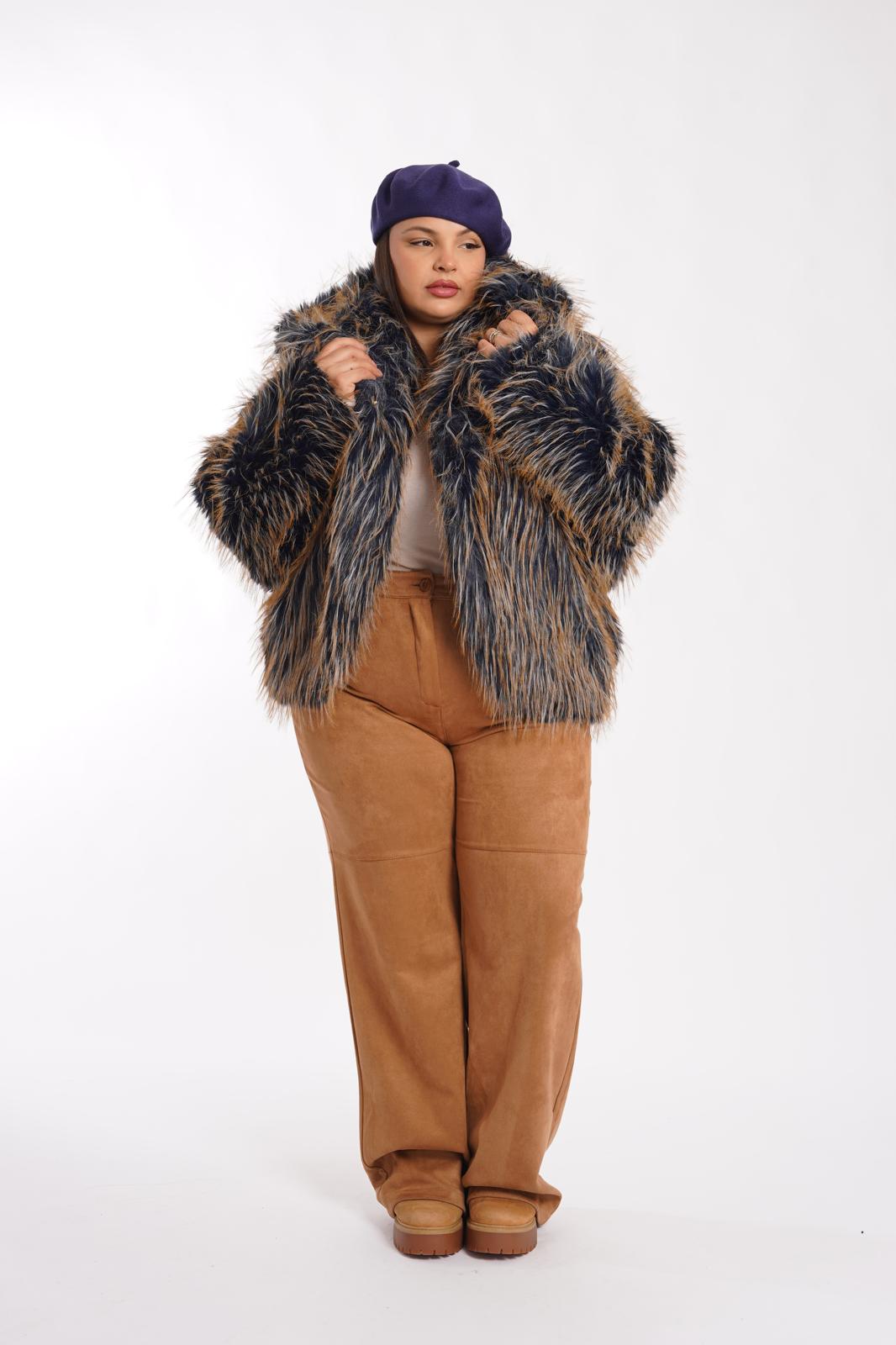 Pelliccia Sankt Moritz blu