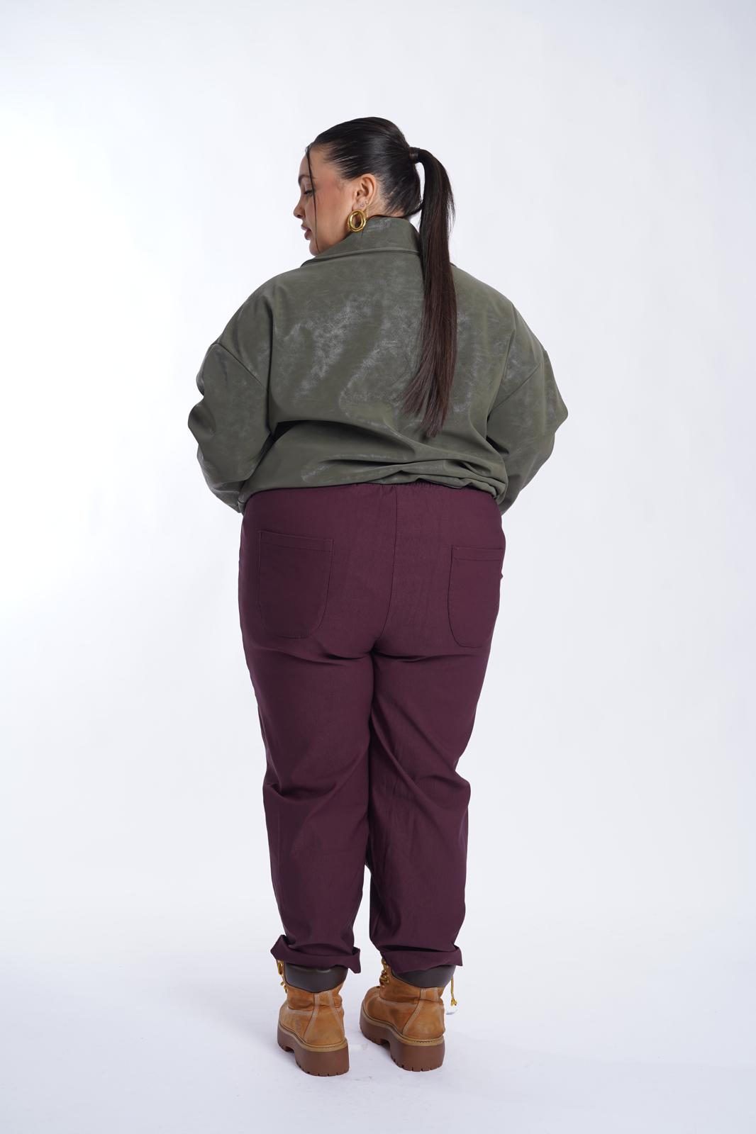 Chiodo Ecopelle Oxford verde militare