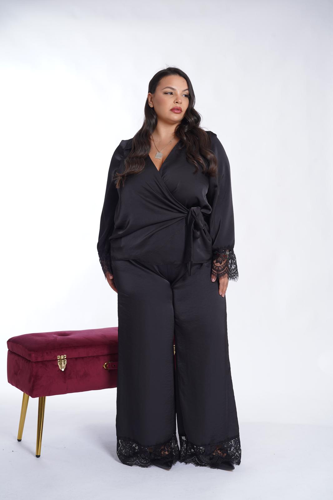 Pantalone Sole in raso