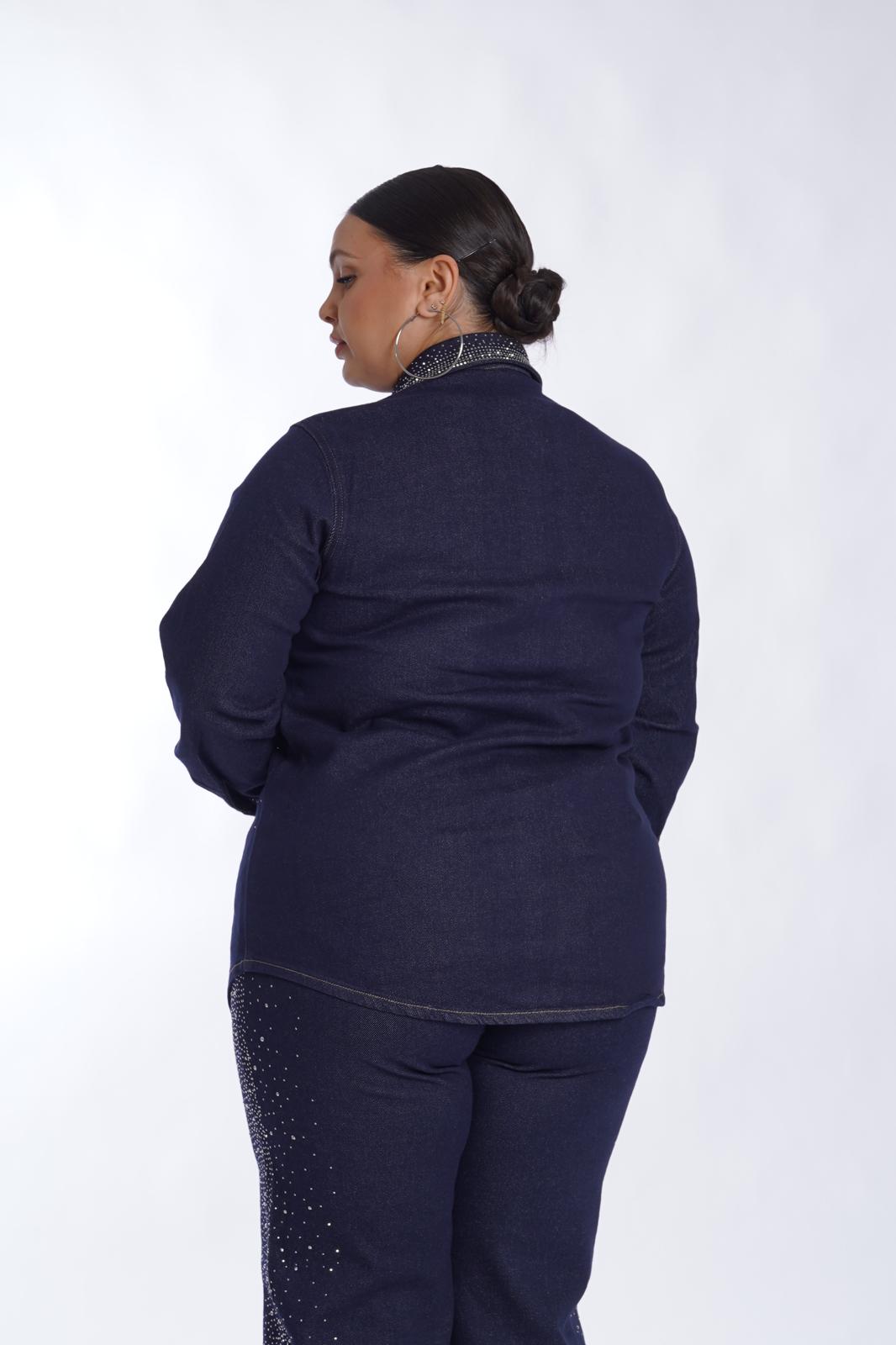 Camicia Denim strass