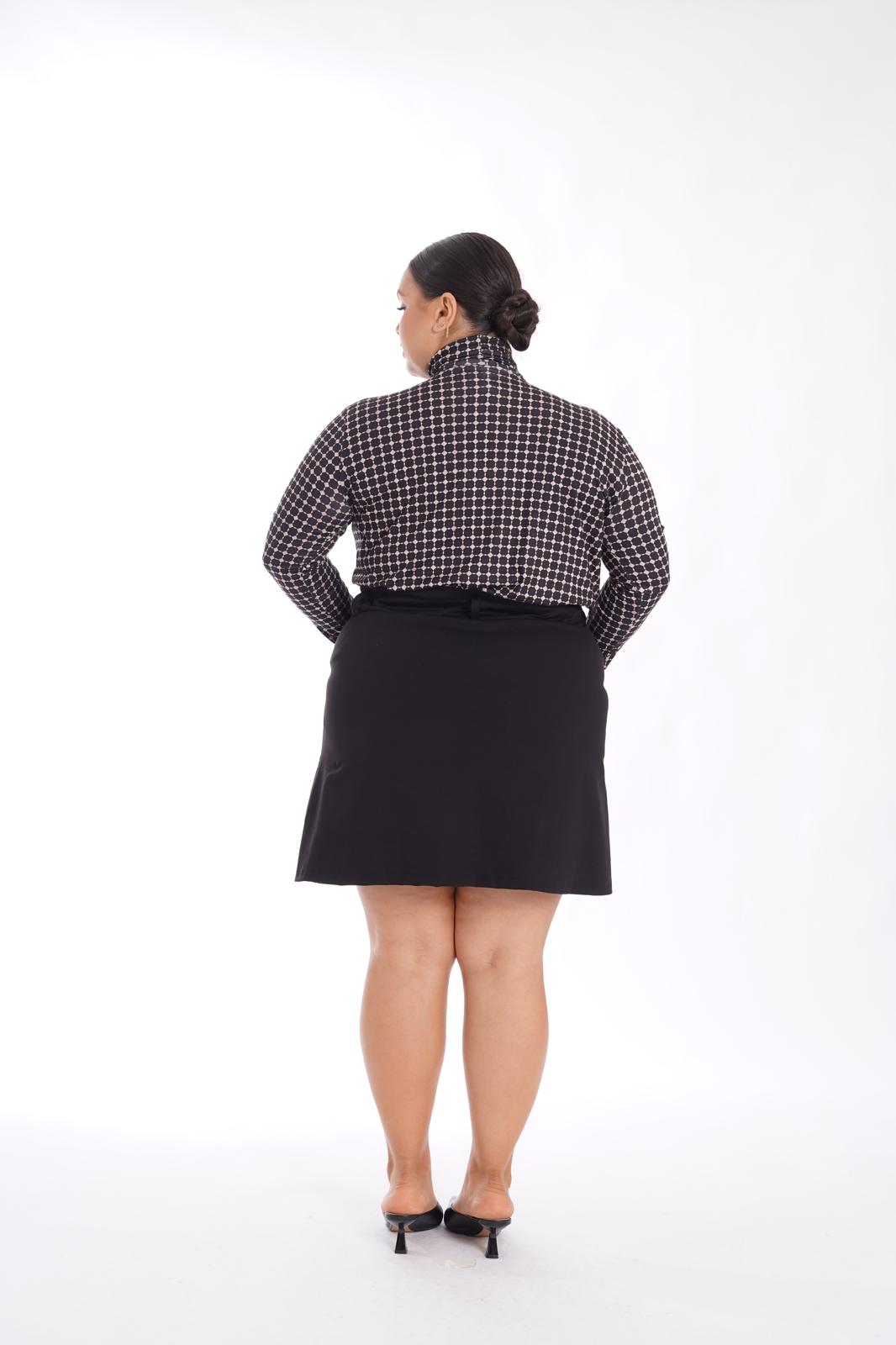 Maglia Collo Alto Creed nero