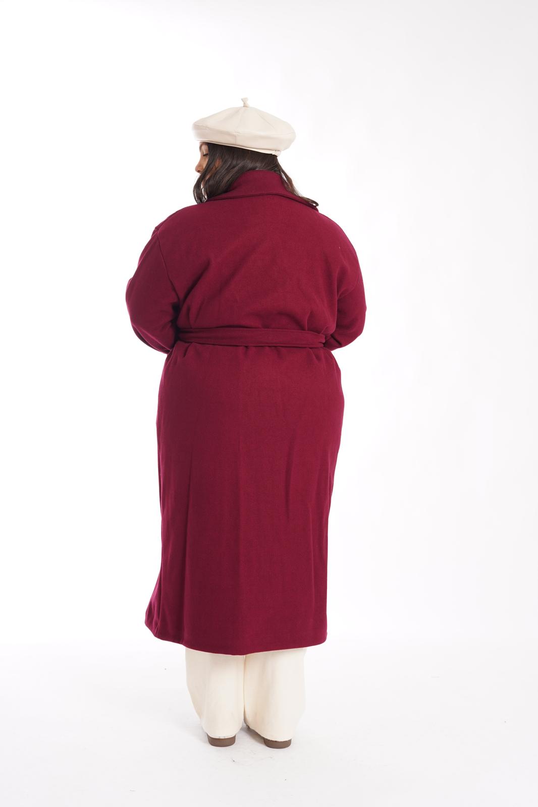 Cappotto Mayra bordeaux