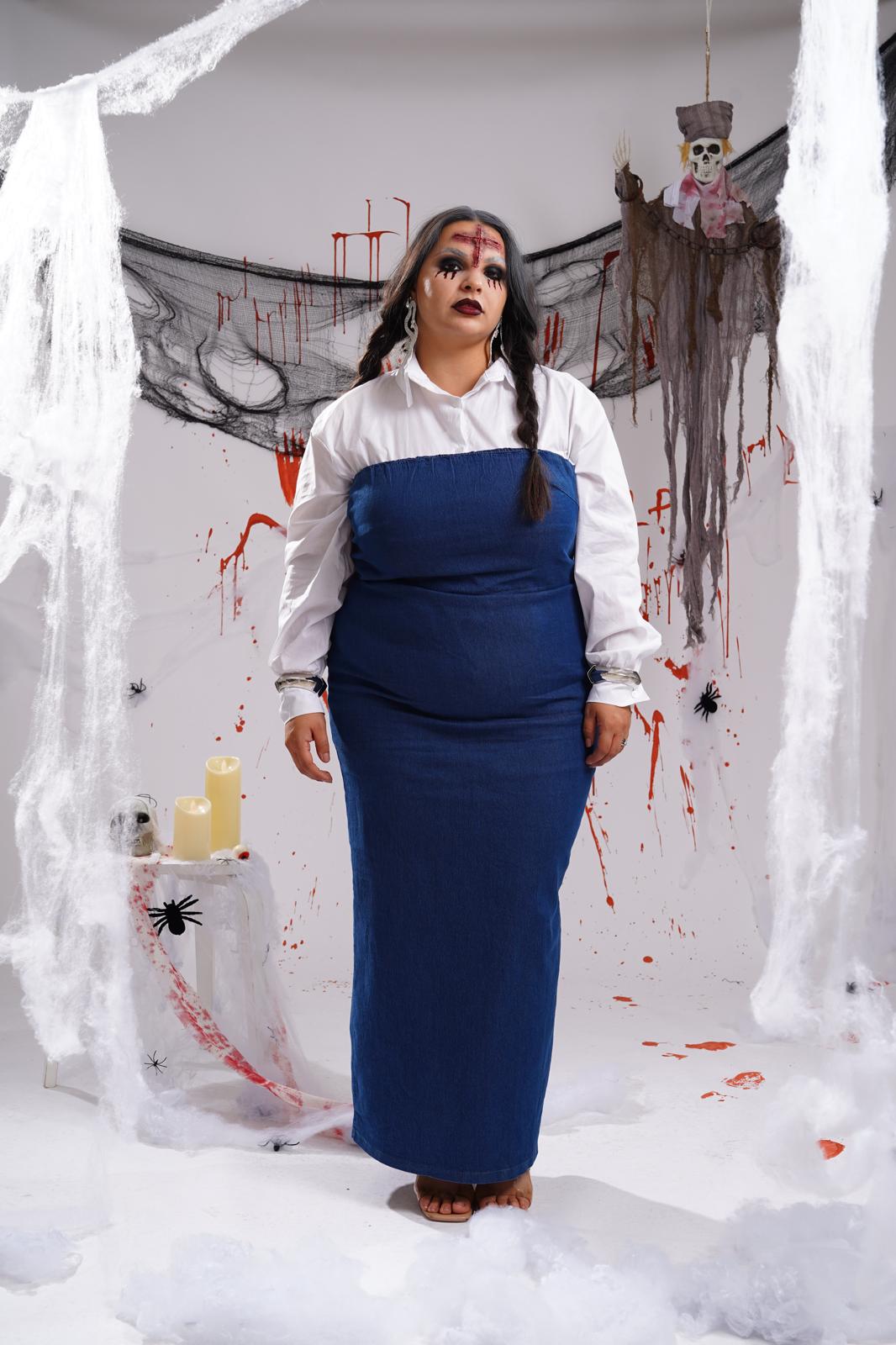 Dress Denim Pretty Woman