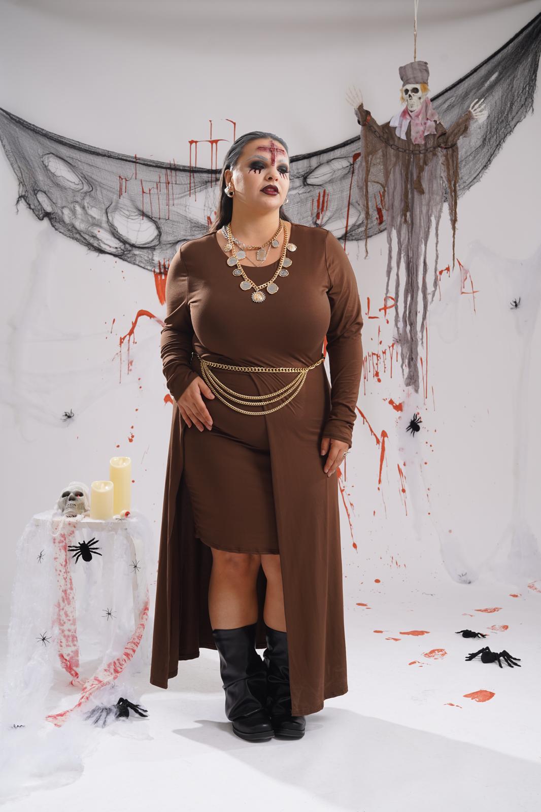 Dress Silver marrone