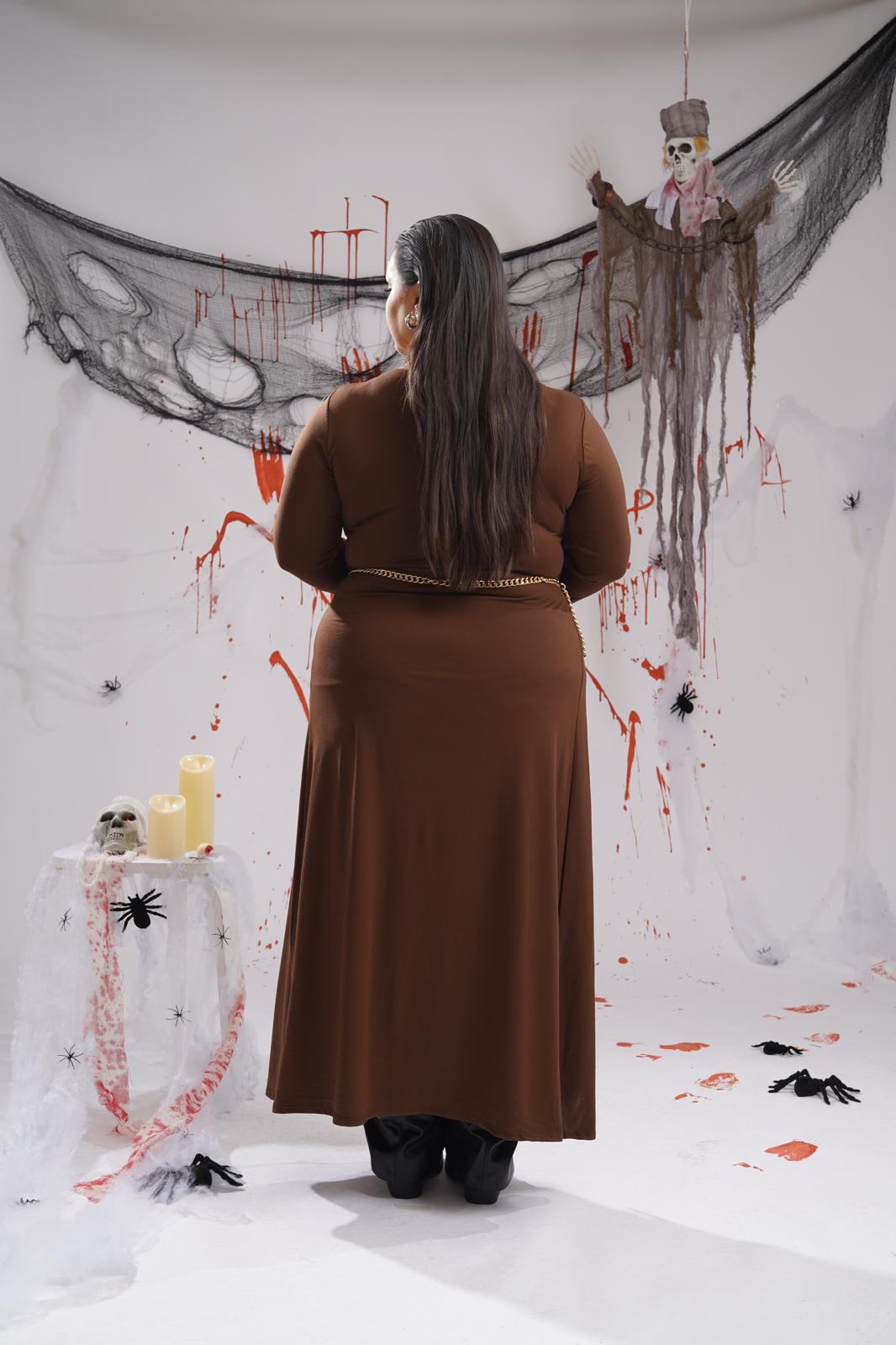 Dress Silver marrone