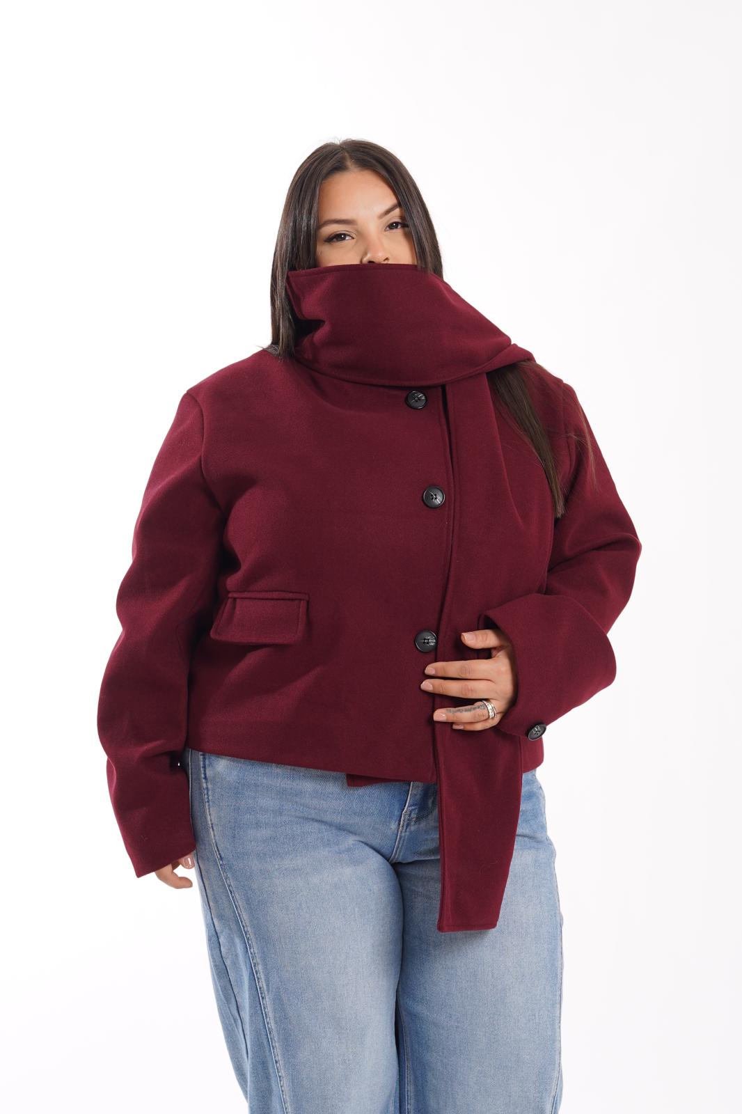 Cappotto Sweet bordeaux