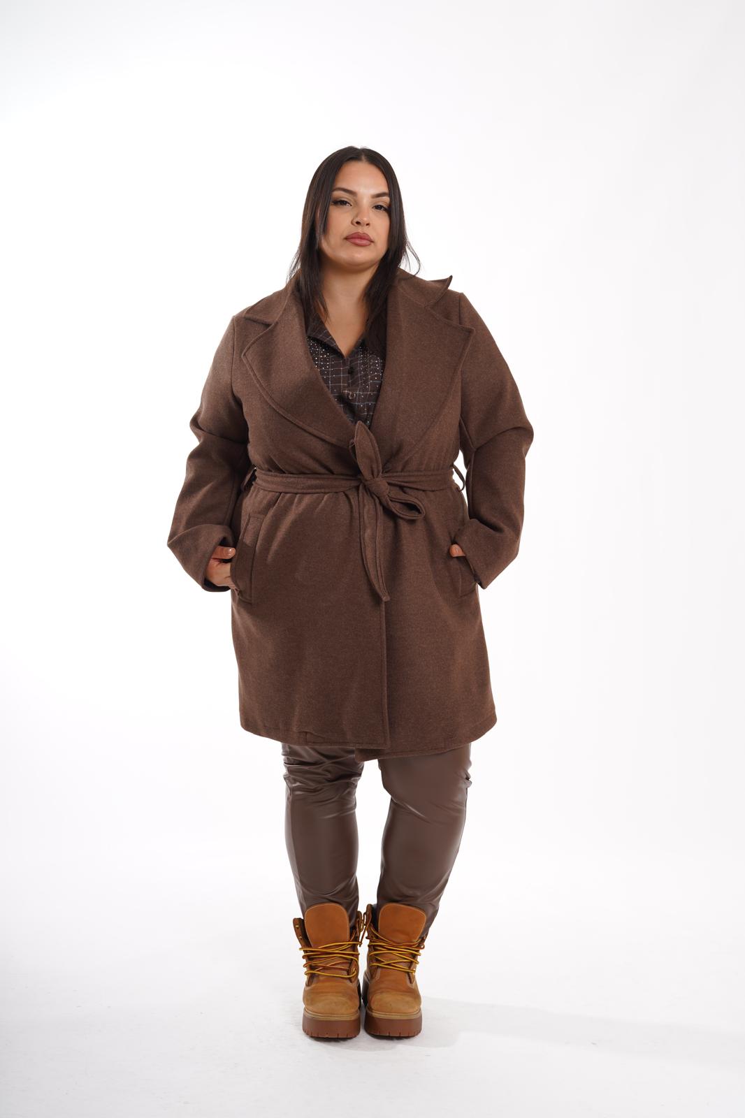 Cappotto Georgia marrone