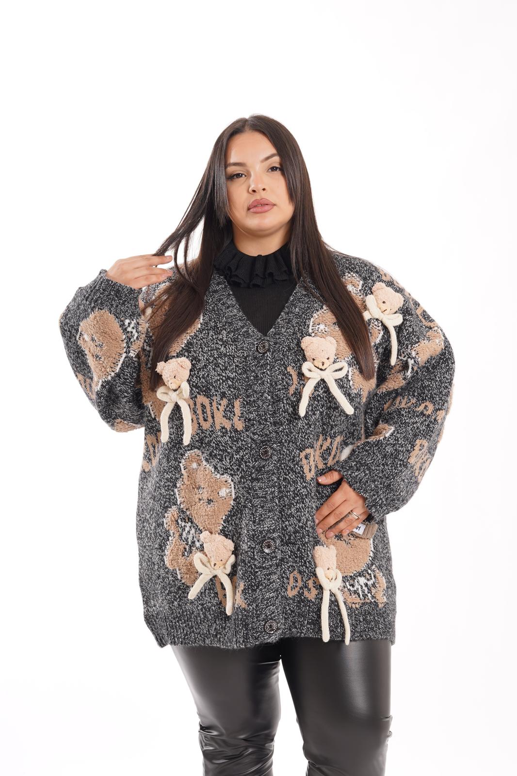 Cardigan Mickey nero