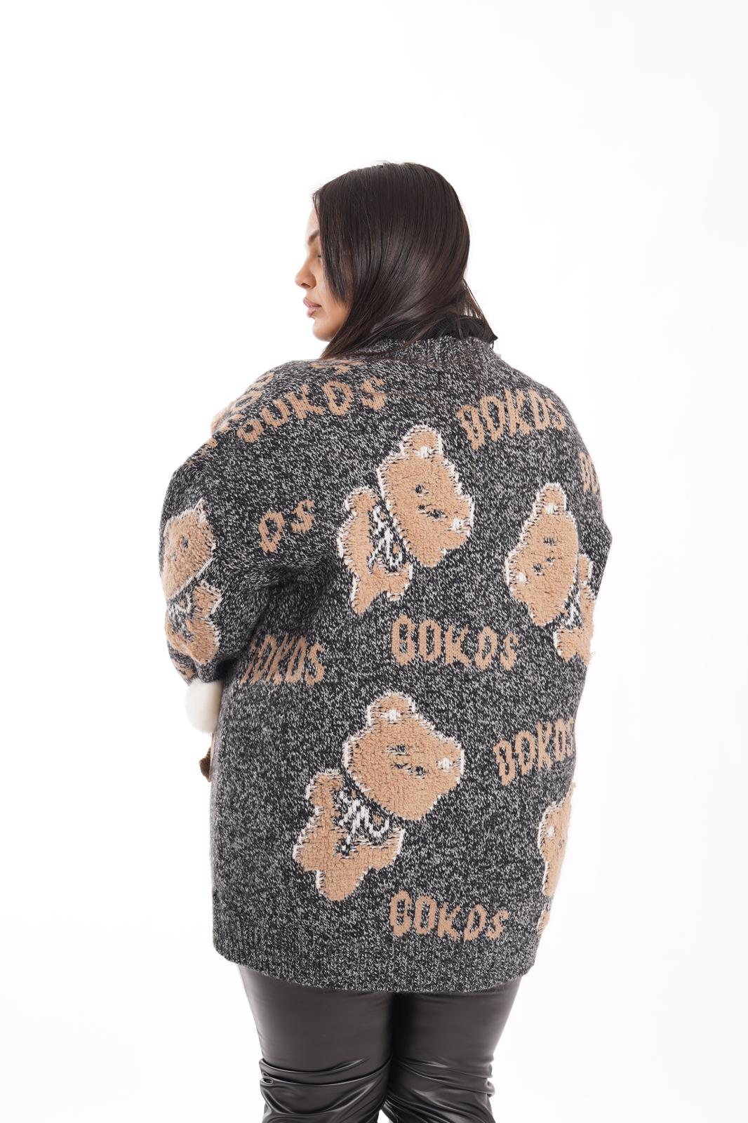 Cardigan Mickey nero