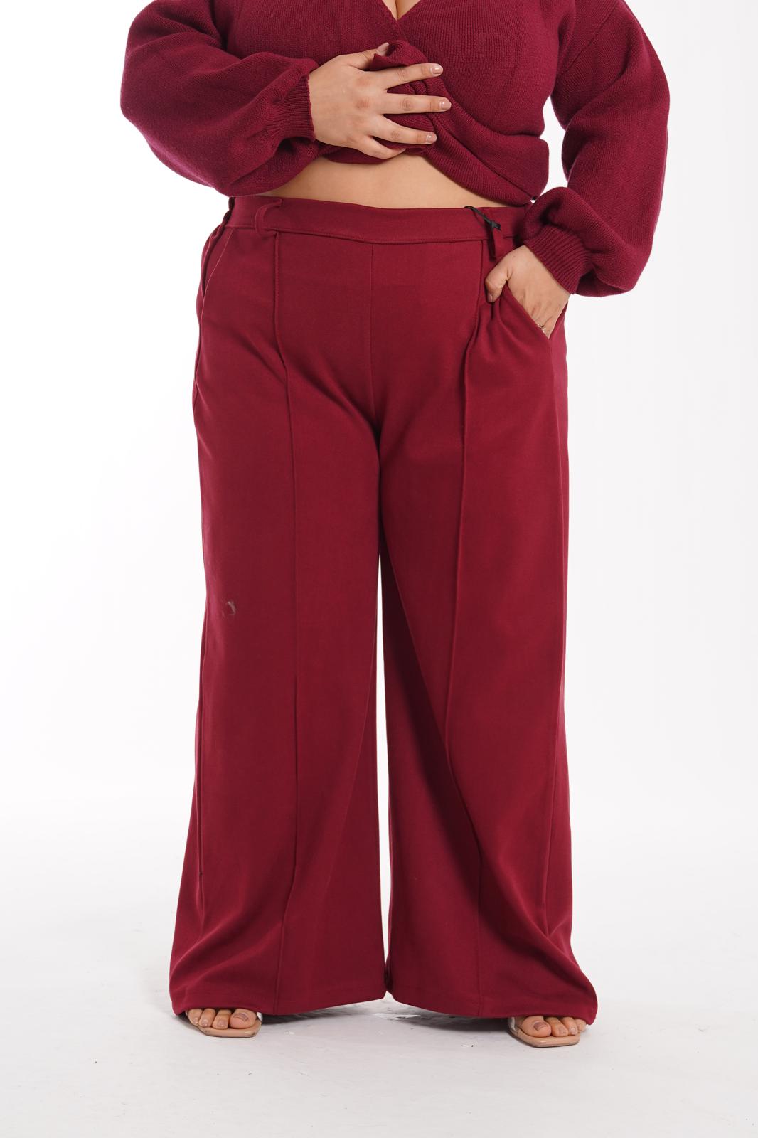 Pantalone Elvira bordeaux
