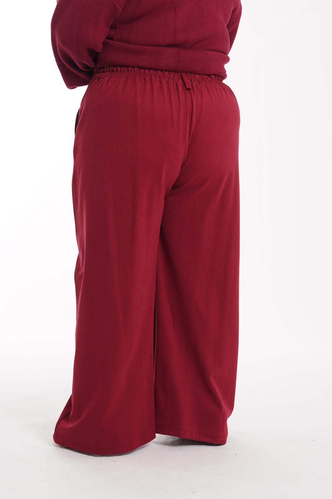 Pantalone Elvira bordeaux