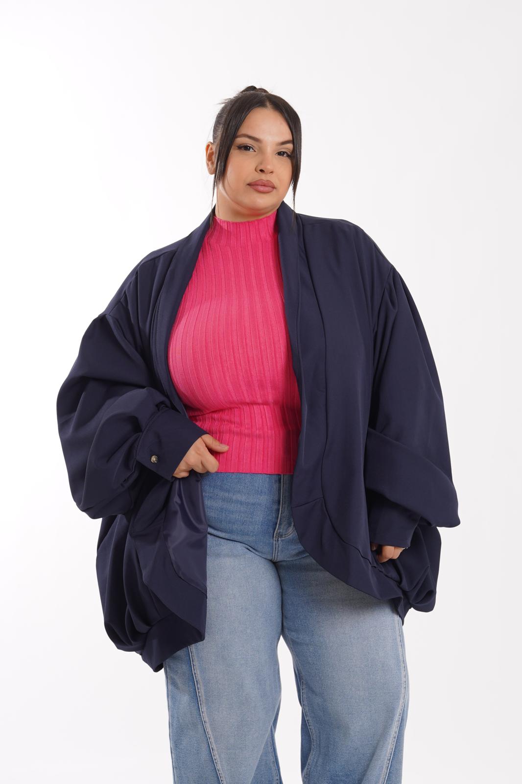 Giubbino Over Vinçent blu