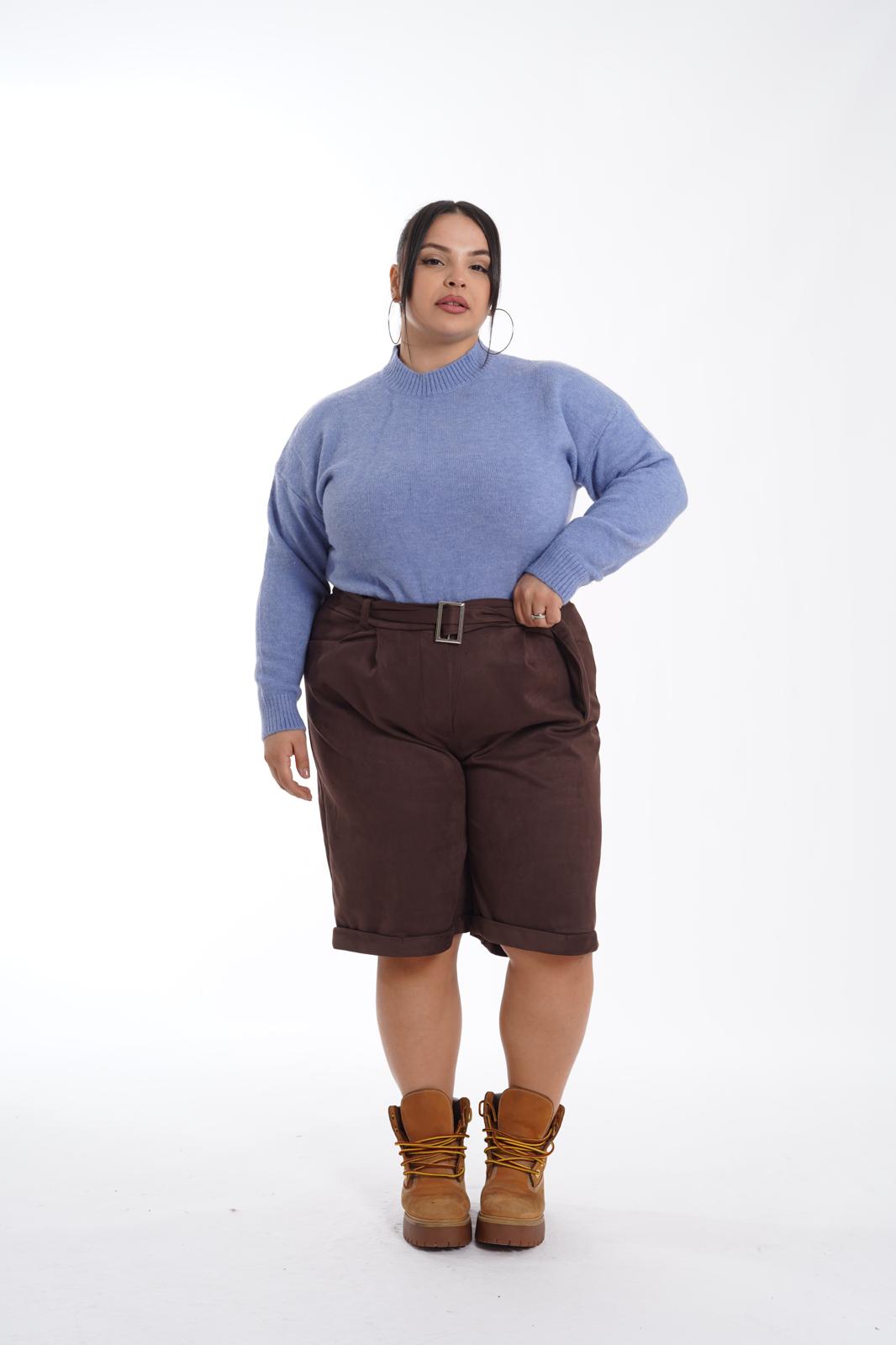 Bermuda Scamosciati Veronica marrone