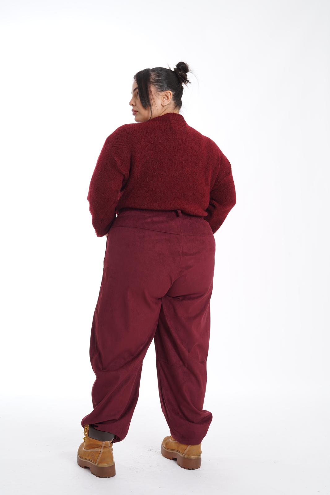 Pantalone Clelia bordeaux