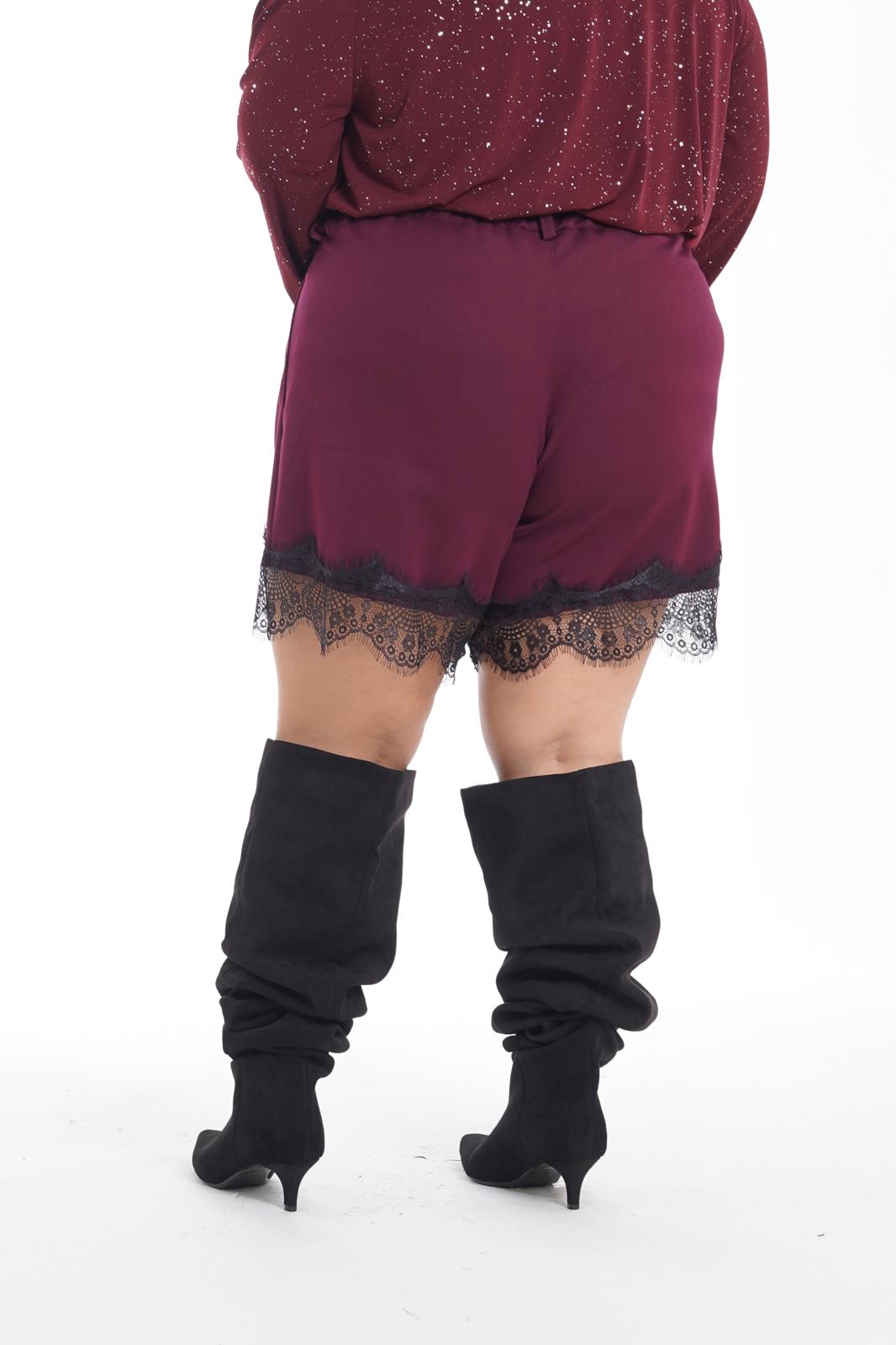 Shorts Chie in pizzo vinaccio