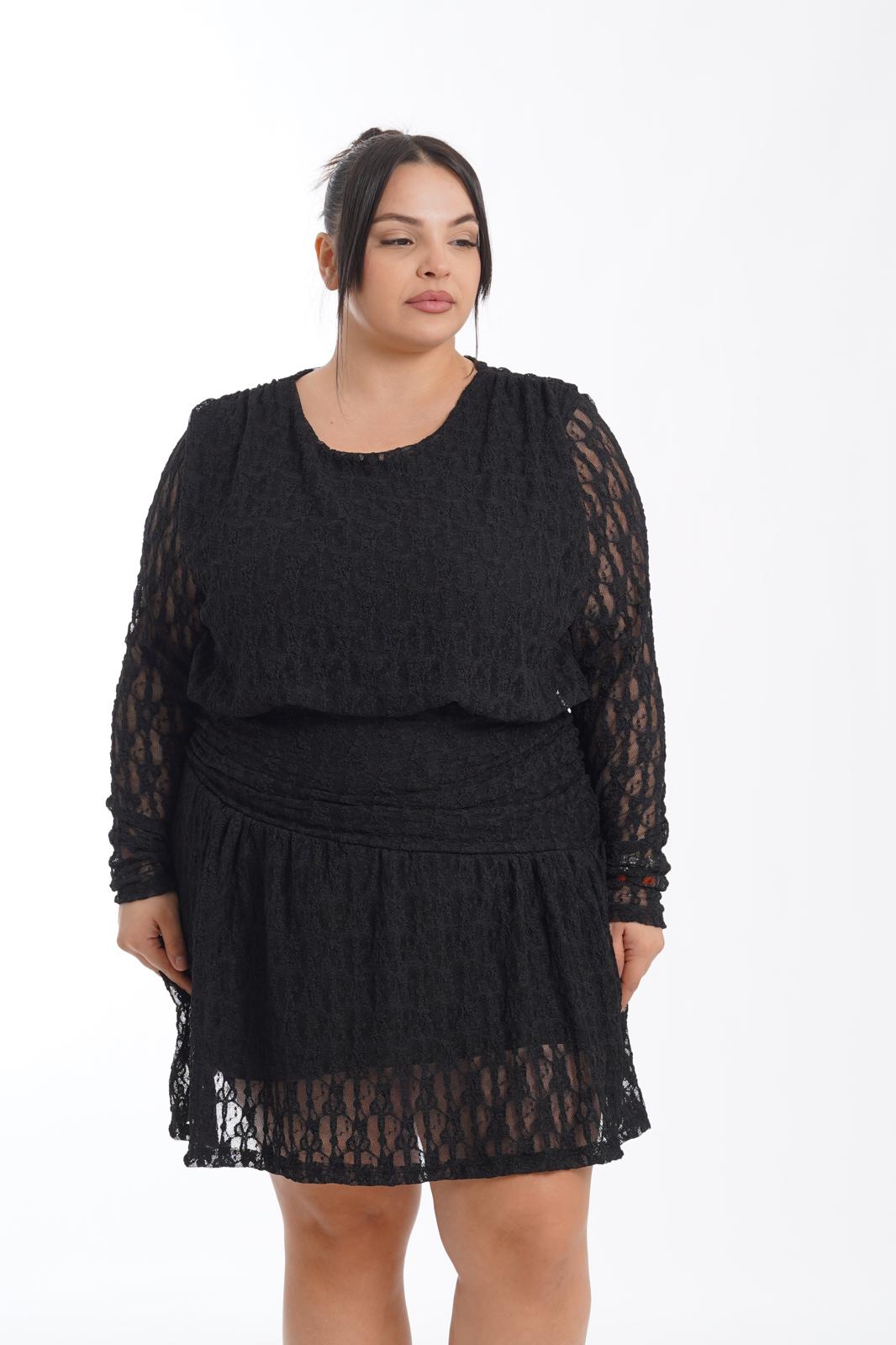 Dress Federica in pizzo nero