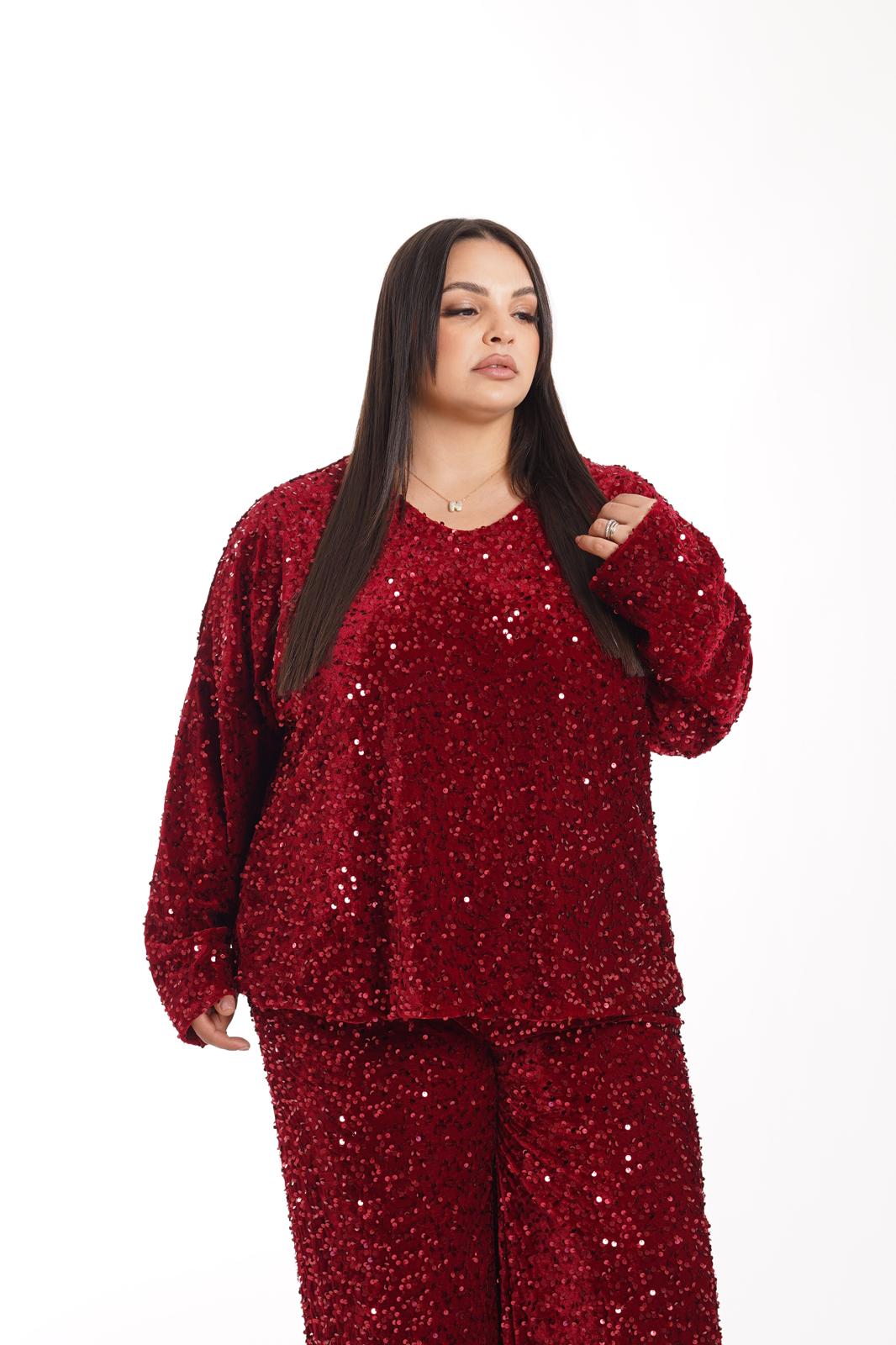 Maglia Fiocco bordeaux