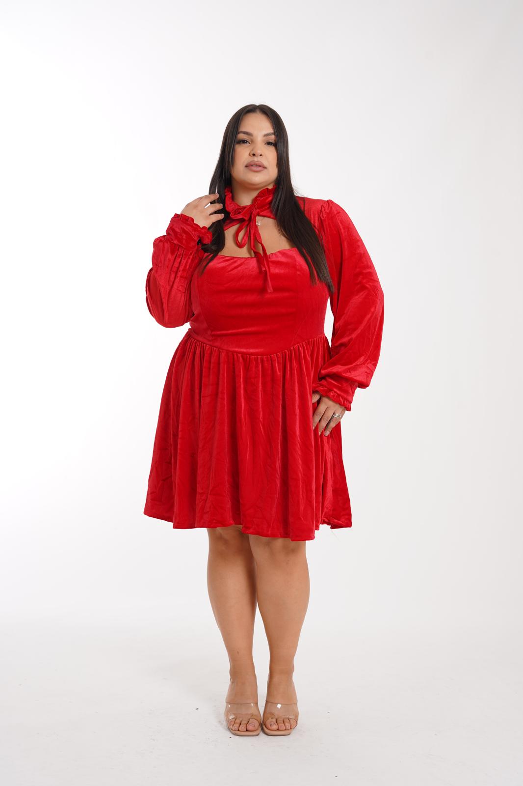 Dress In velluto Corazon rosso