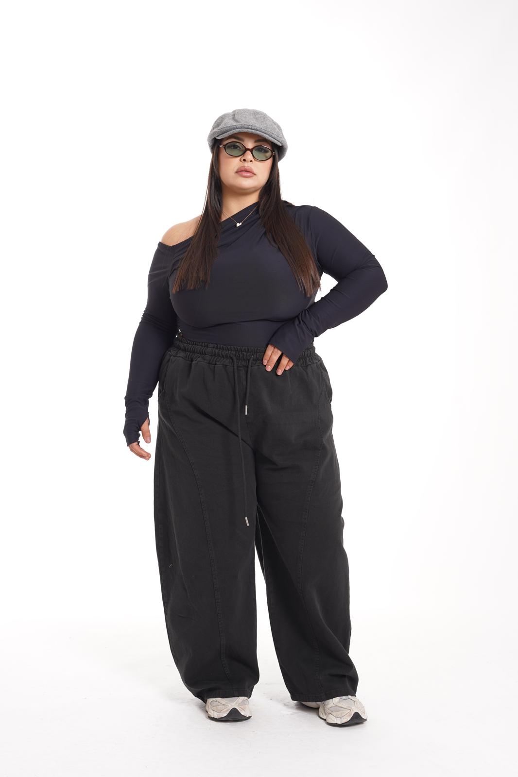 Pantalaccio denim Marghe nero