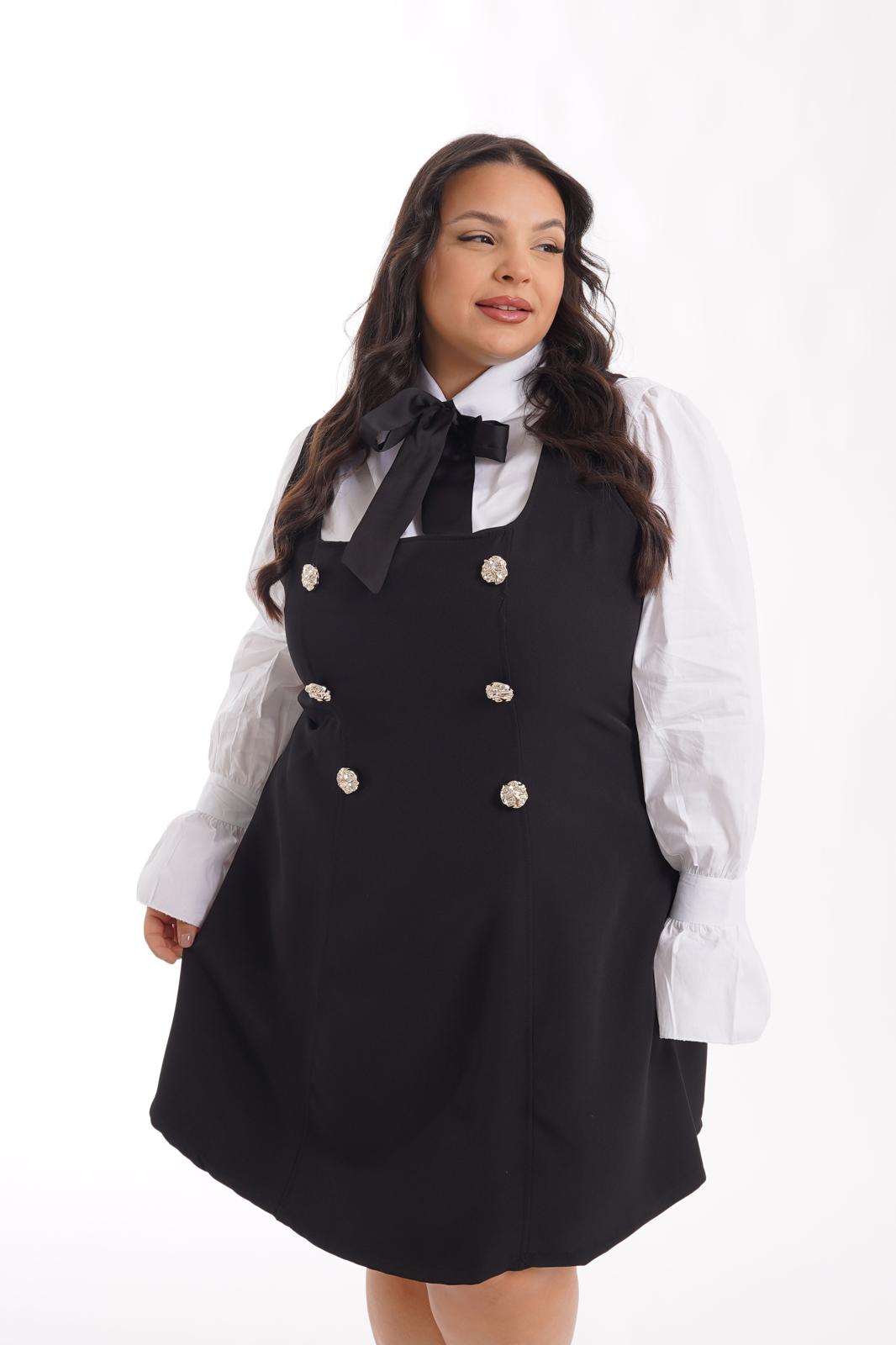 Coordinato Dress+Camicia Paris nero