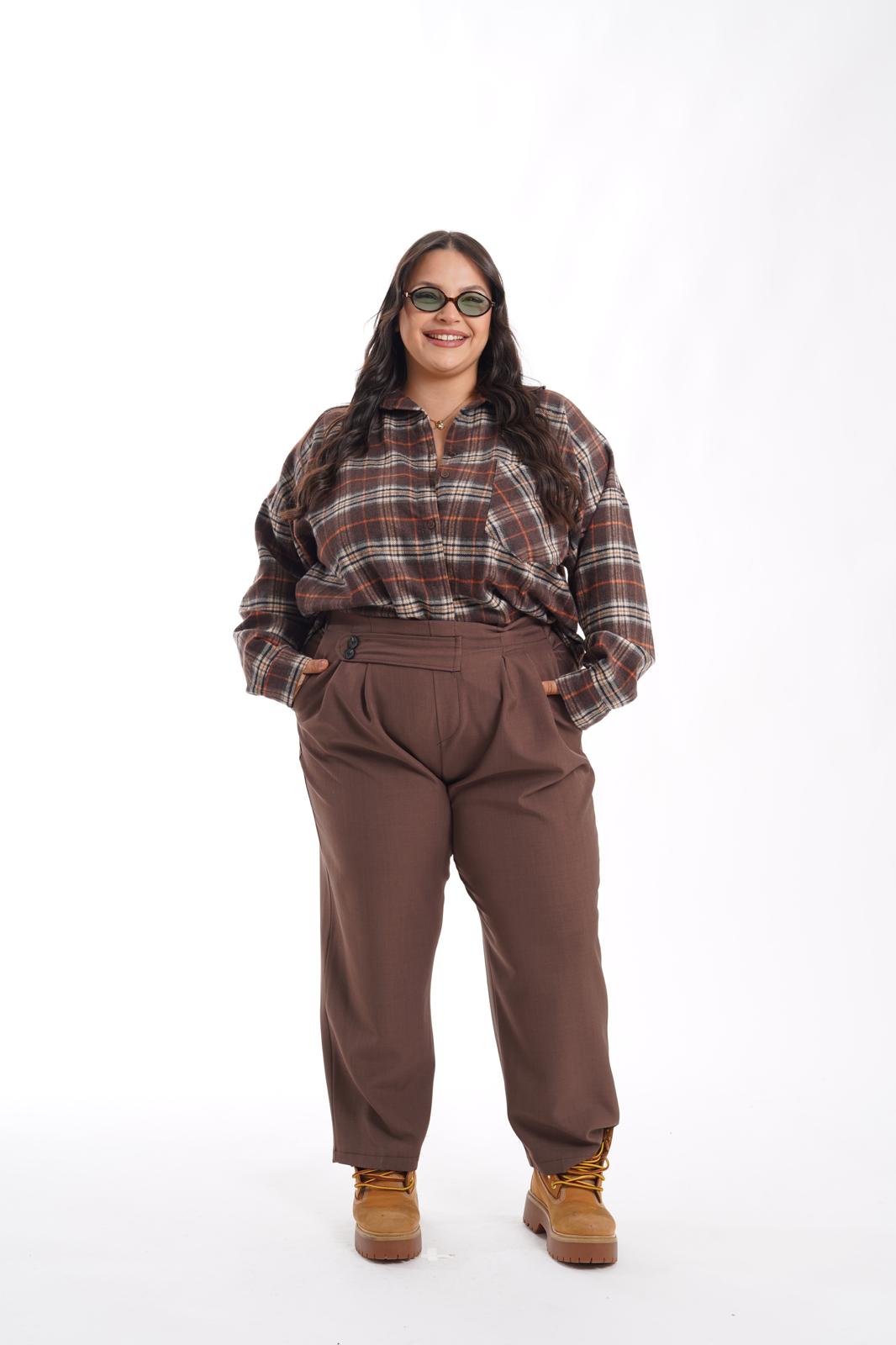 Pantalone Federica marrone