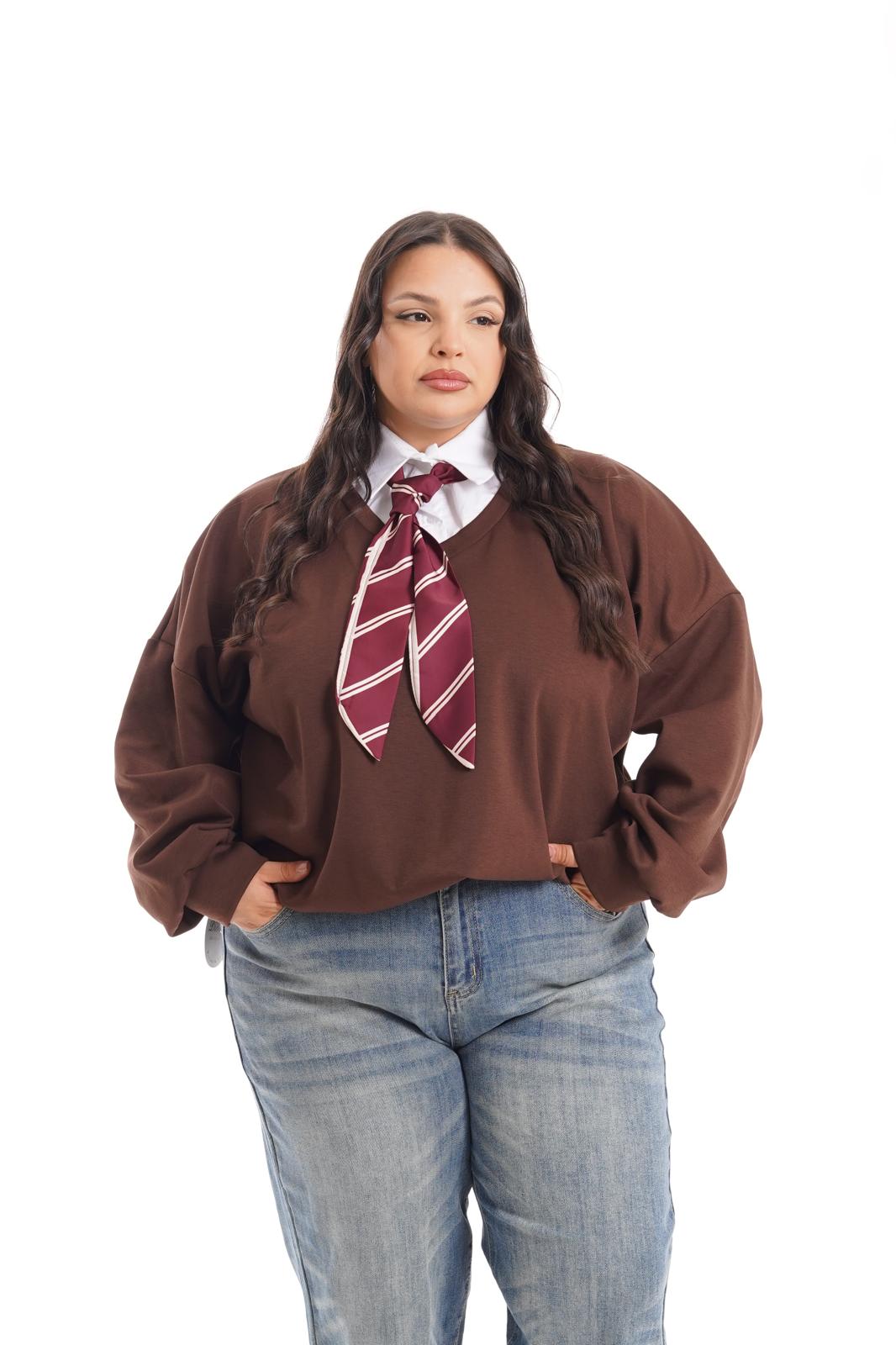 Felpa Emily 11 marrone