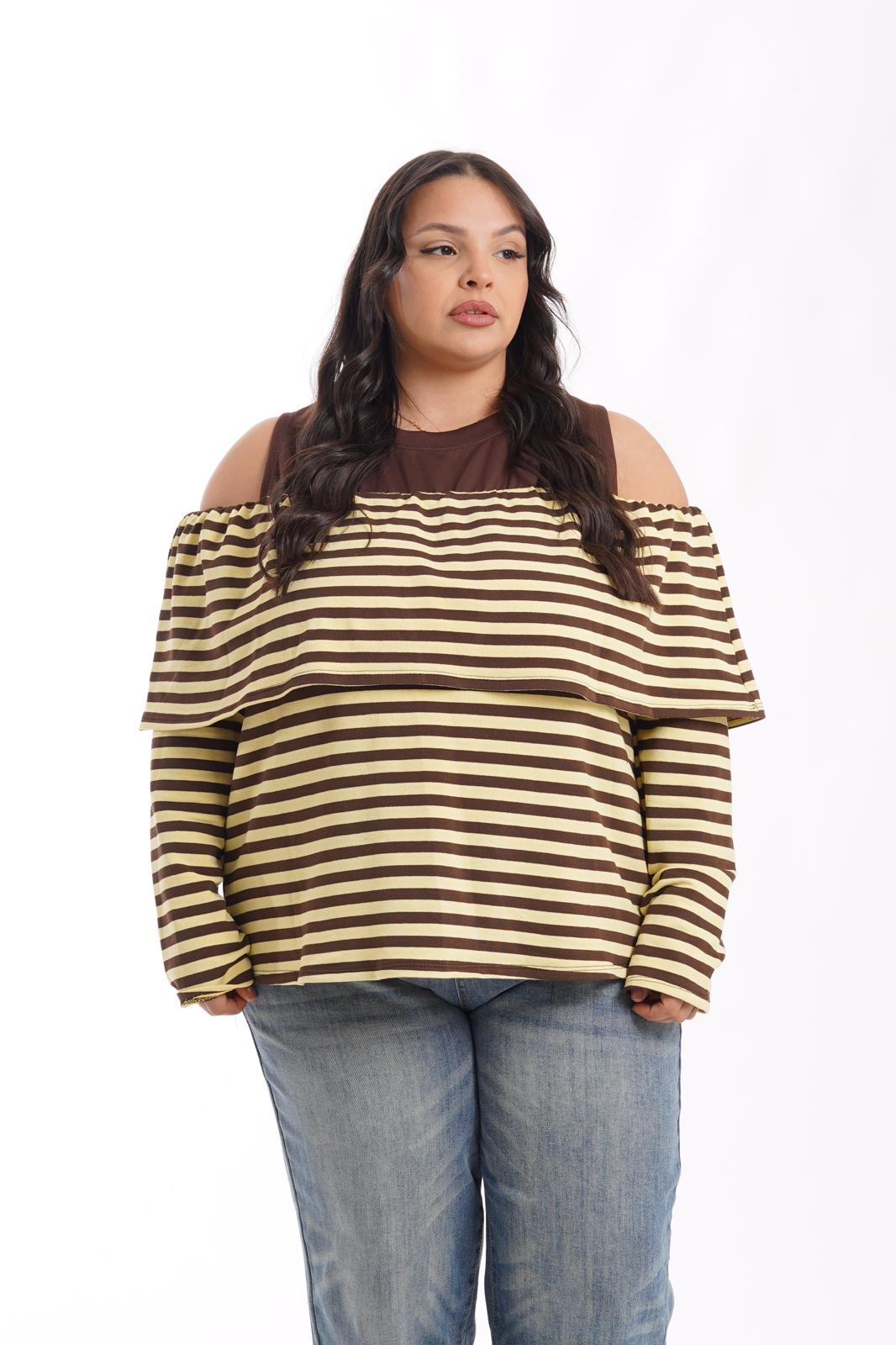 Maglia Swamy a righe gialla